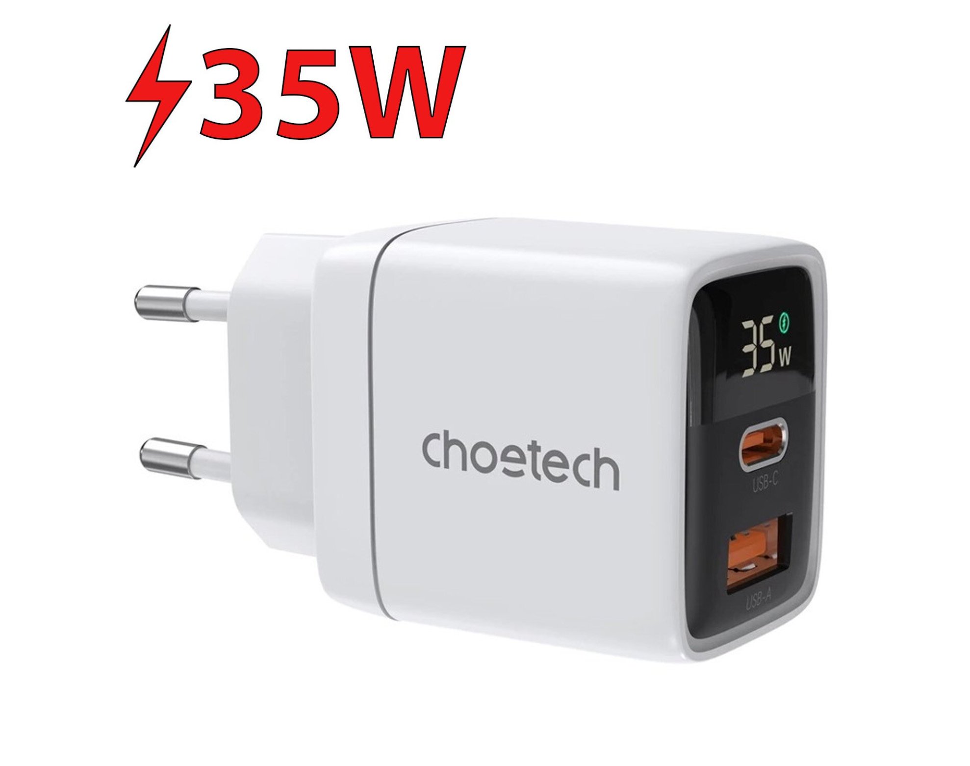 Ładowarka sieciowa CHOETECH PD6052 35W Biały