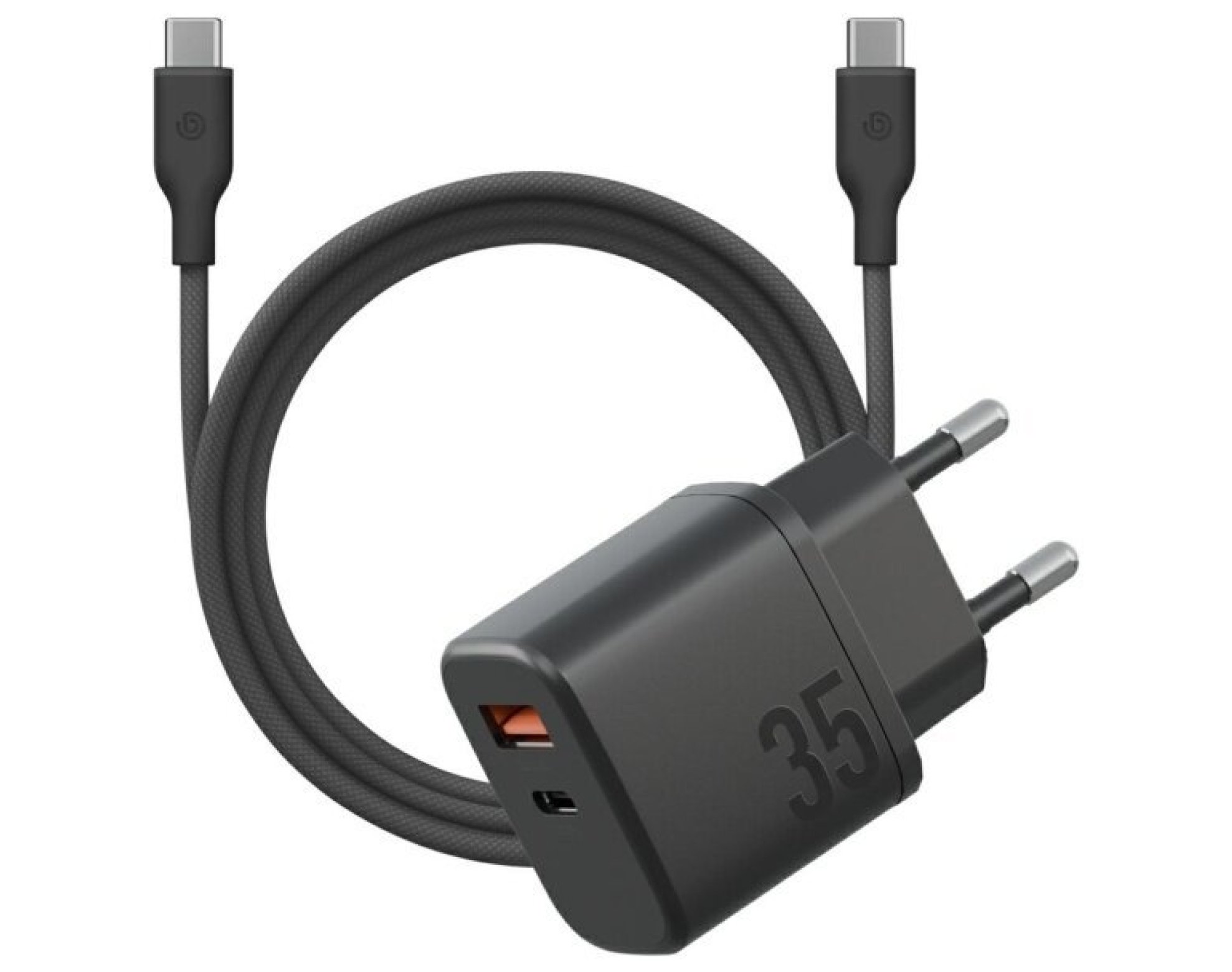 Ładowarka sieciowa ENERGEA Bazic Goport Velox Kit 35W Czarny