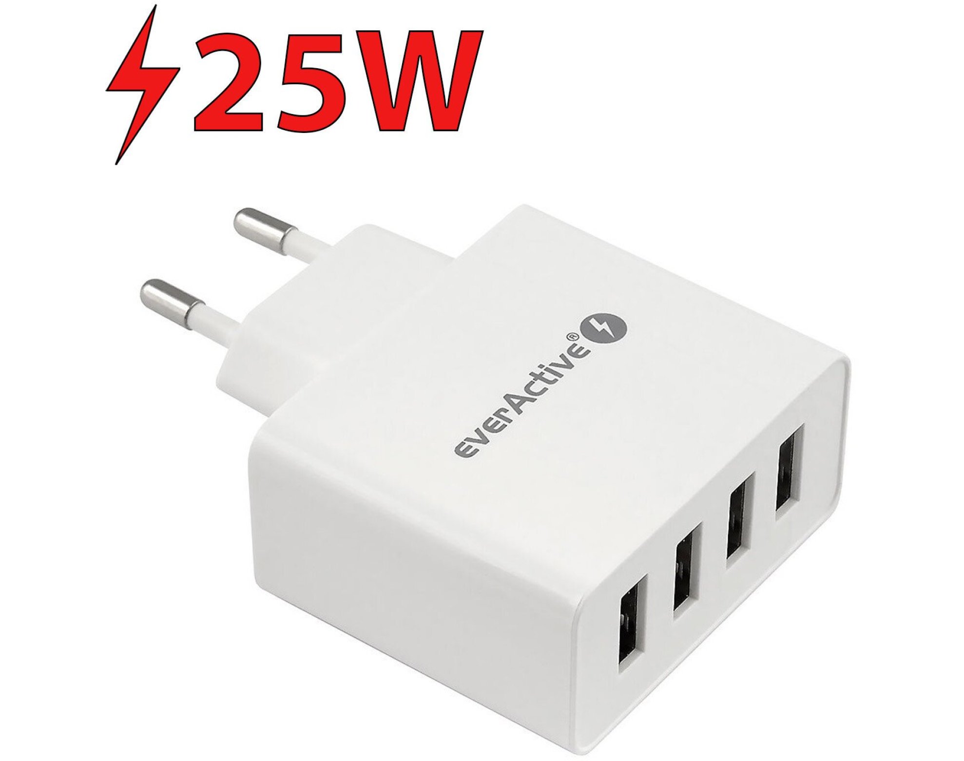 Ładowarka sieciowa EVERACTIVE SC-400 25W Biały