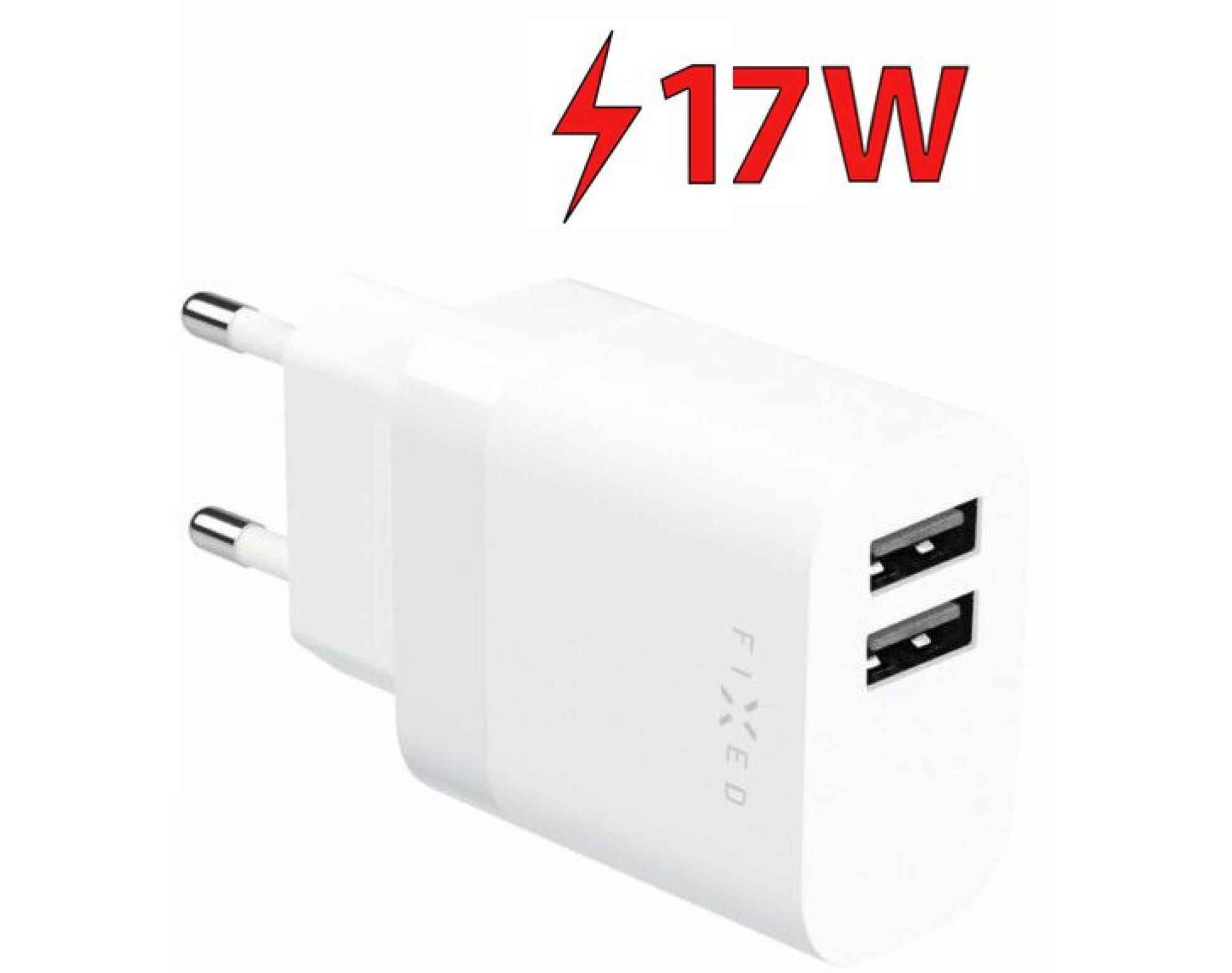 Ładowarka sieciowa FIXED FIXC17N-2U-WH 17W Biały