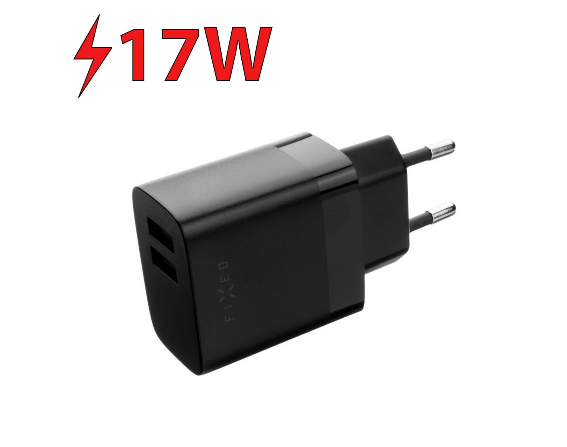 Ładowarka sieciowa FIXED FIXC17N-2UC-BK 17W Czarny