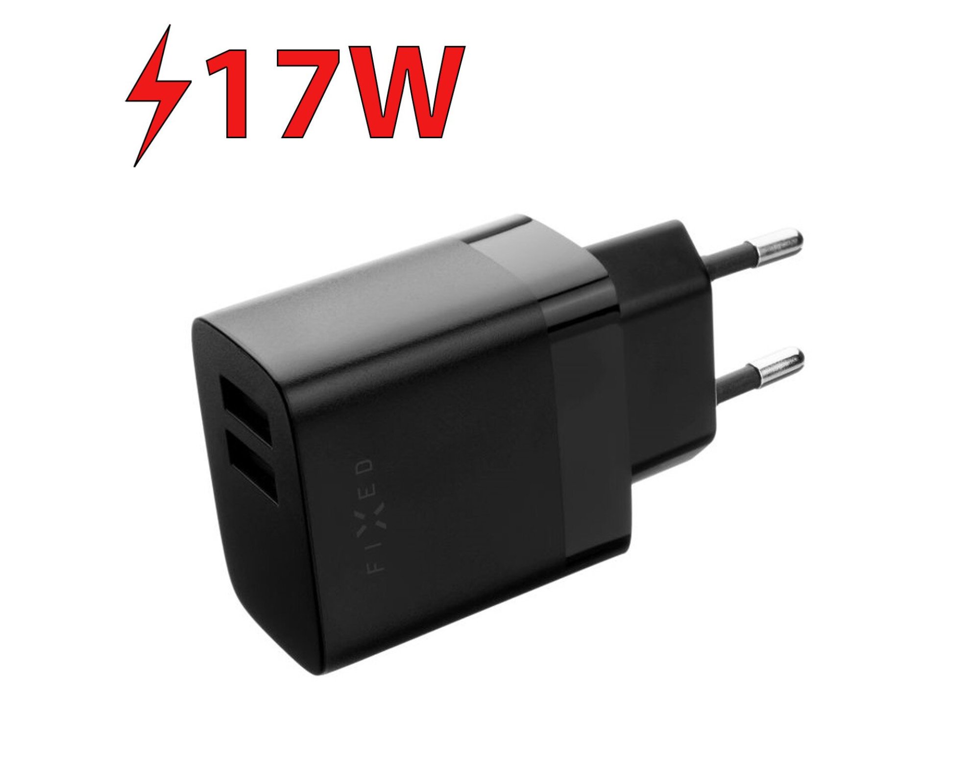 Ładowarka sieciowa FIXED FIXC17N-2UM-BK 17W Czarny
