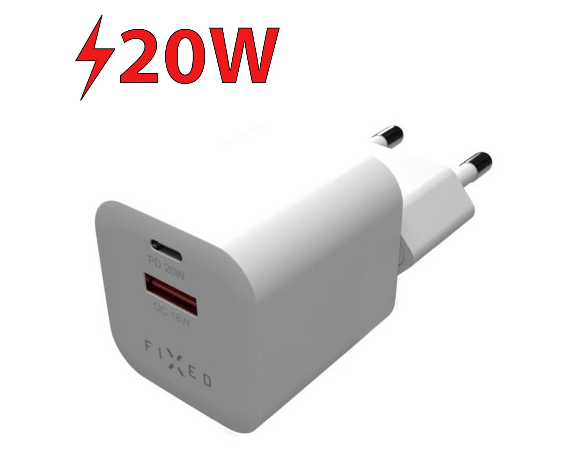 Ładowarka sieciowa FIXED FIXC20M-CU-WH 20W Biały