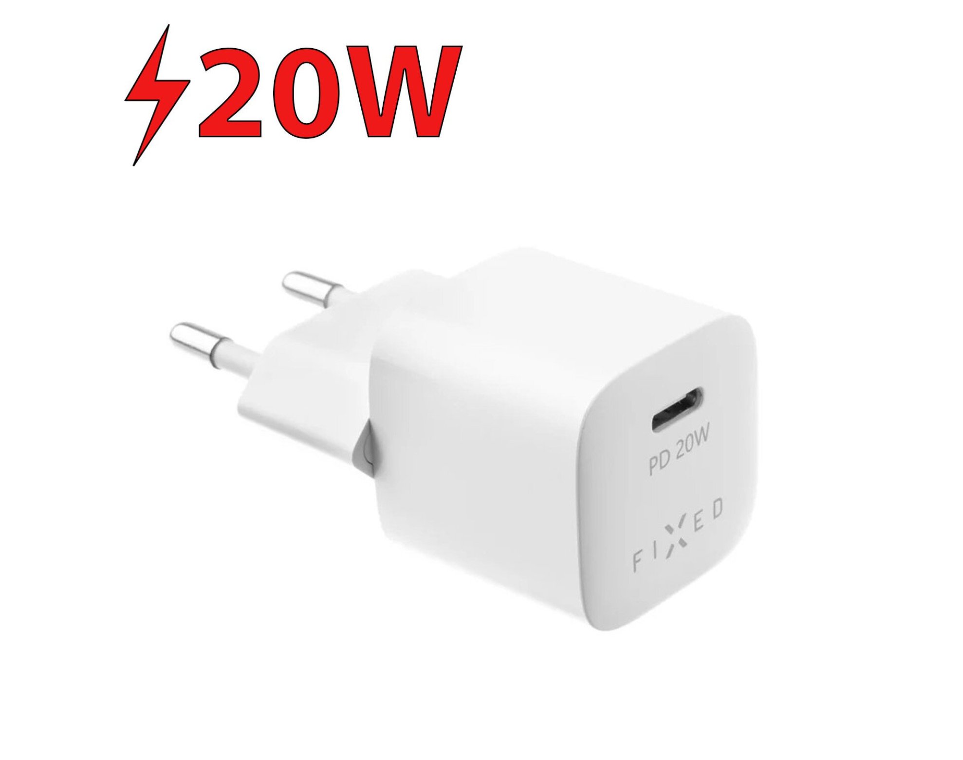 Ładowarka sieciowa FIXED Mini FIXC20M-C-WH 20W Biały