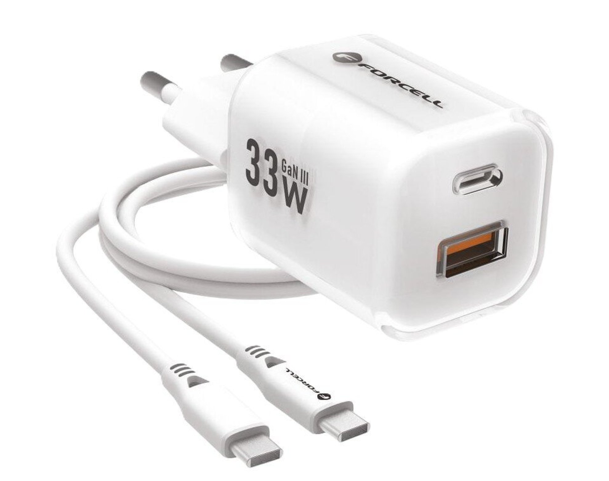 Ładowarka sieciowa FORCELL F-Energy VT-41 33W Biały