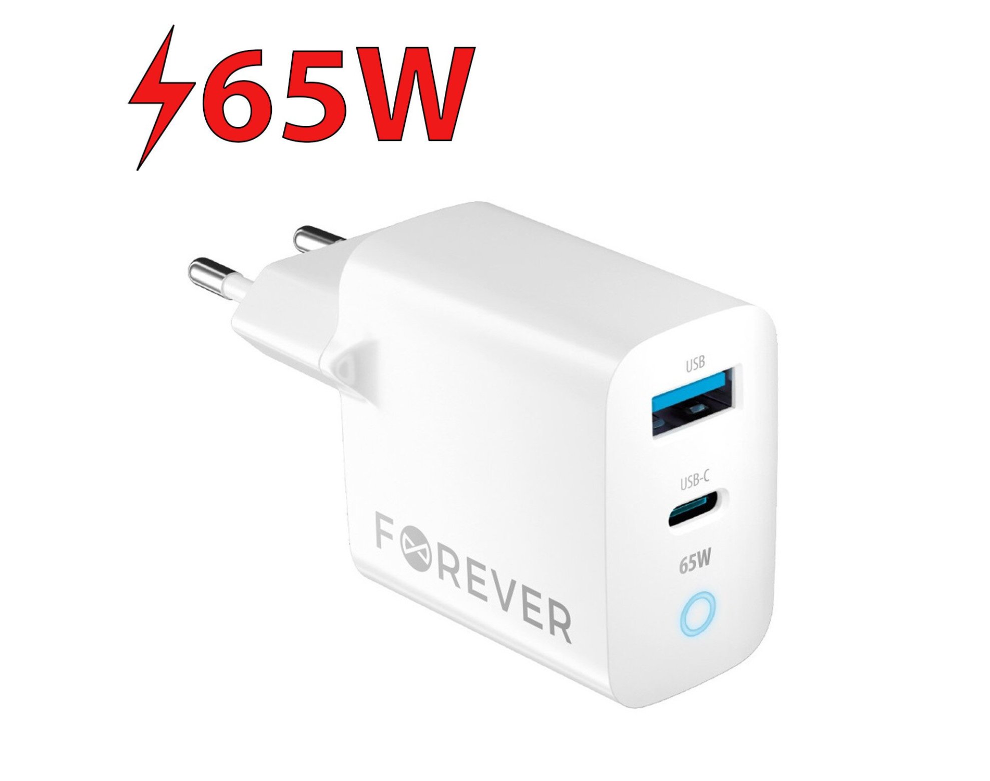 Ładowarka sieciowa FOREVER TC-06-65AC 65W Biały