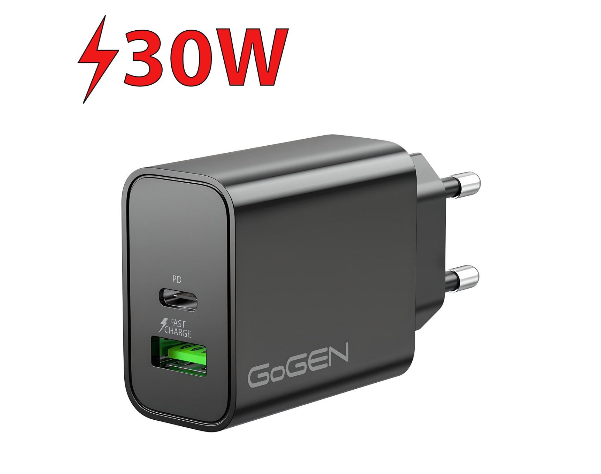 Ładowarka sieciowa GOGEN ACHPD230 30W Czarny
