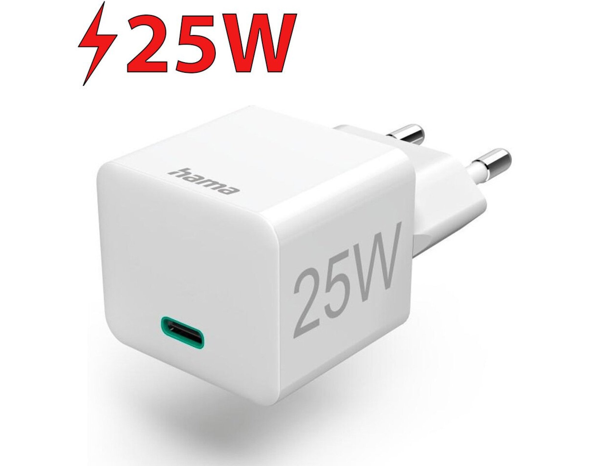 Ładowarka sieciowa HAMA 201652 Mini 25W Biały