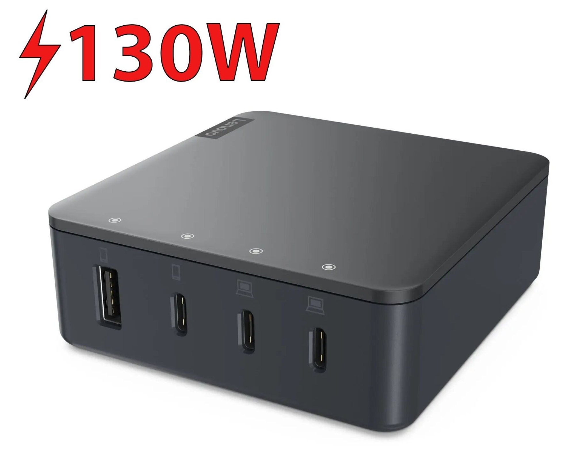 Ładowarka sieciowa LENOVO Go Multi-Port Charger 130W Grafitowy
