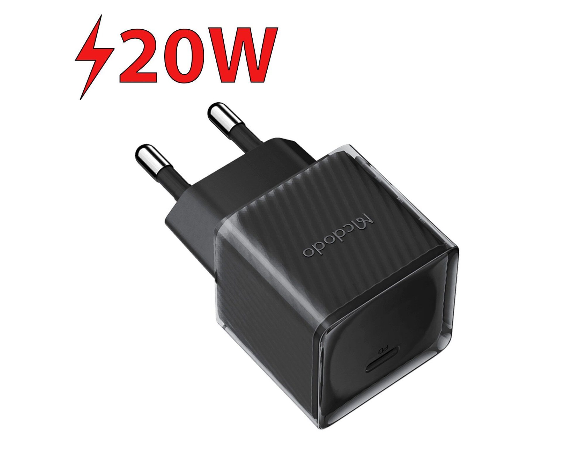 Ładowarka sieciowa MCDODO CH-3771 20W GaN Czarny