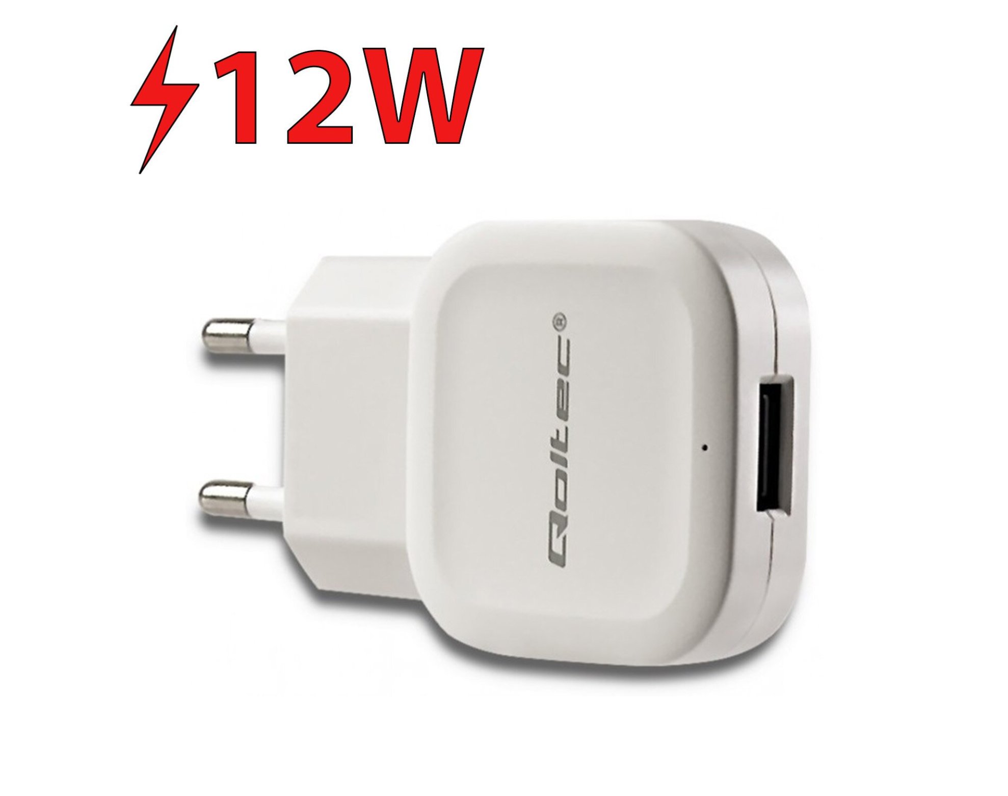 Ładowarka sieciowa QOLTEC 50193 12W Biały
