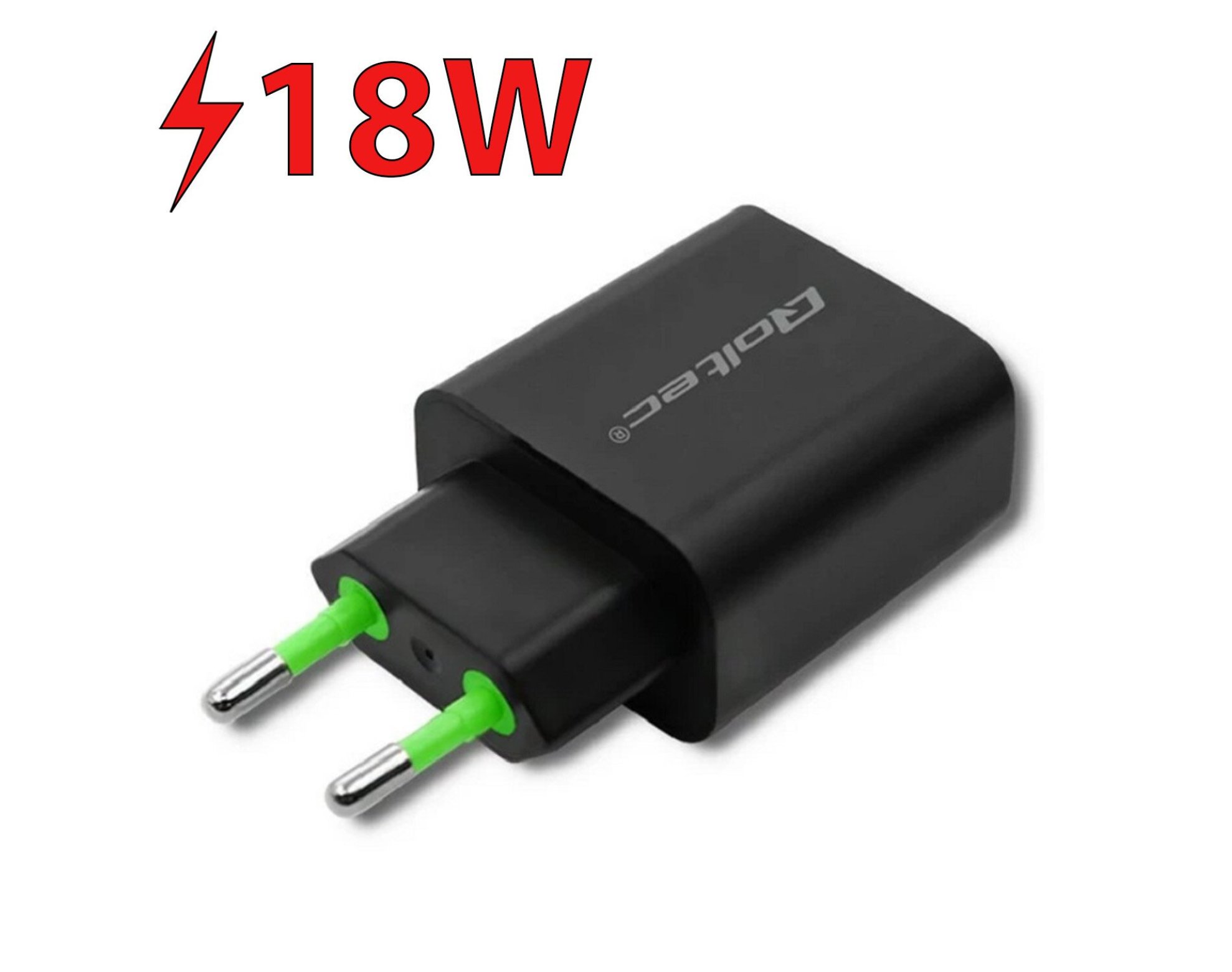 Ładowarka sieciowa QOLTEC 51713 18W Czarny