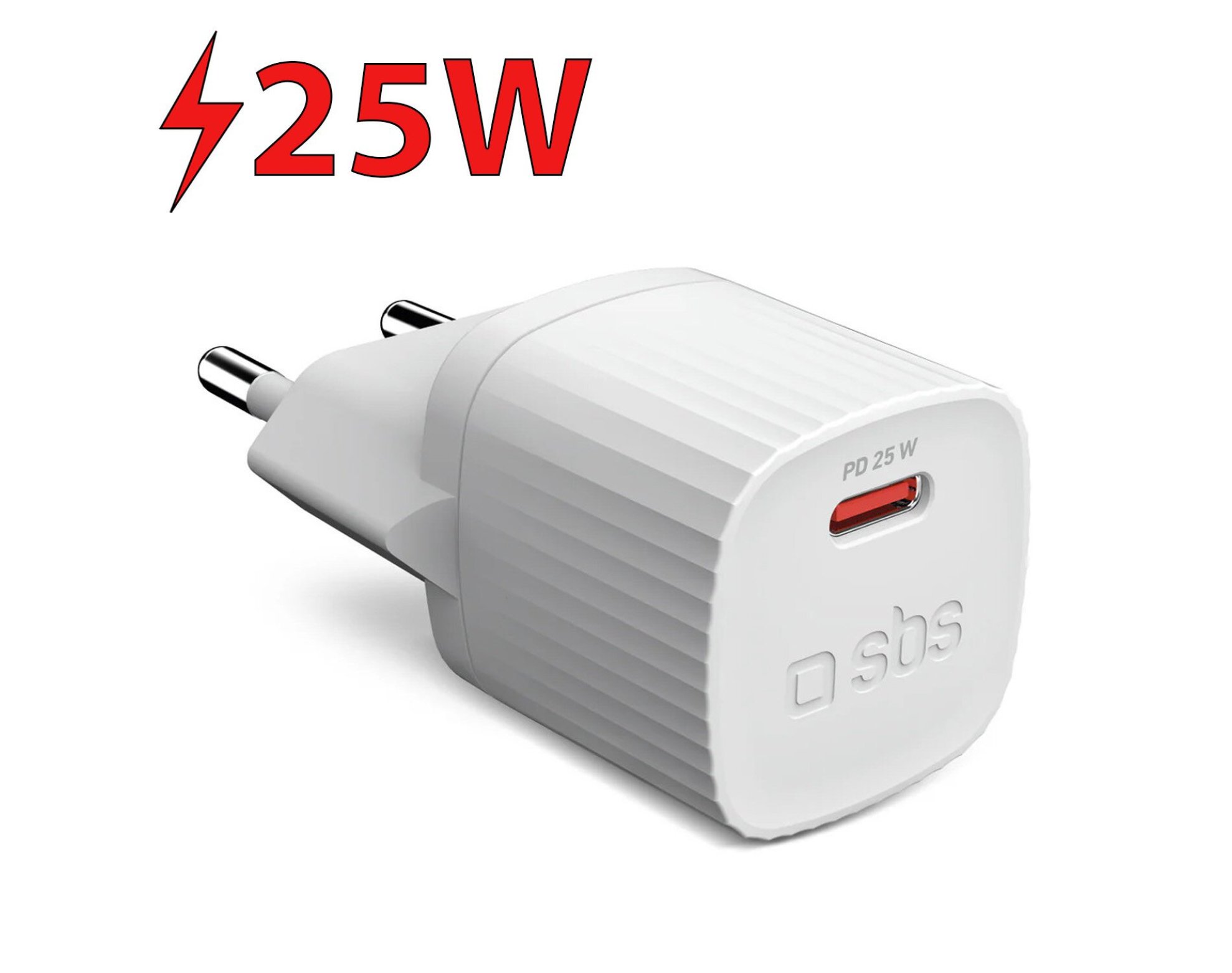 Ładowarka sieciowa SBS Eco Wall 25W Biały