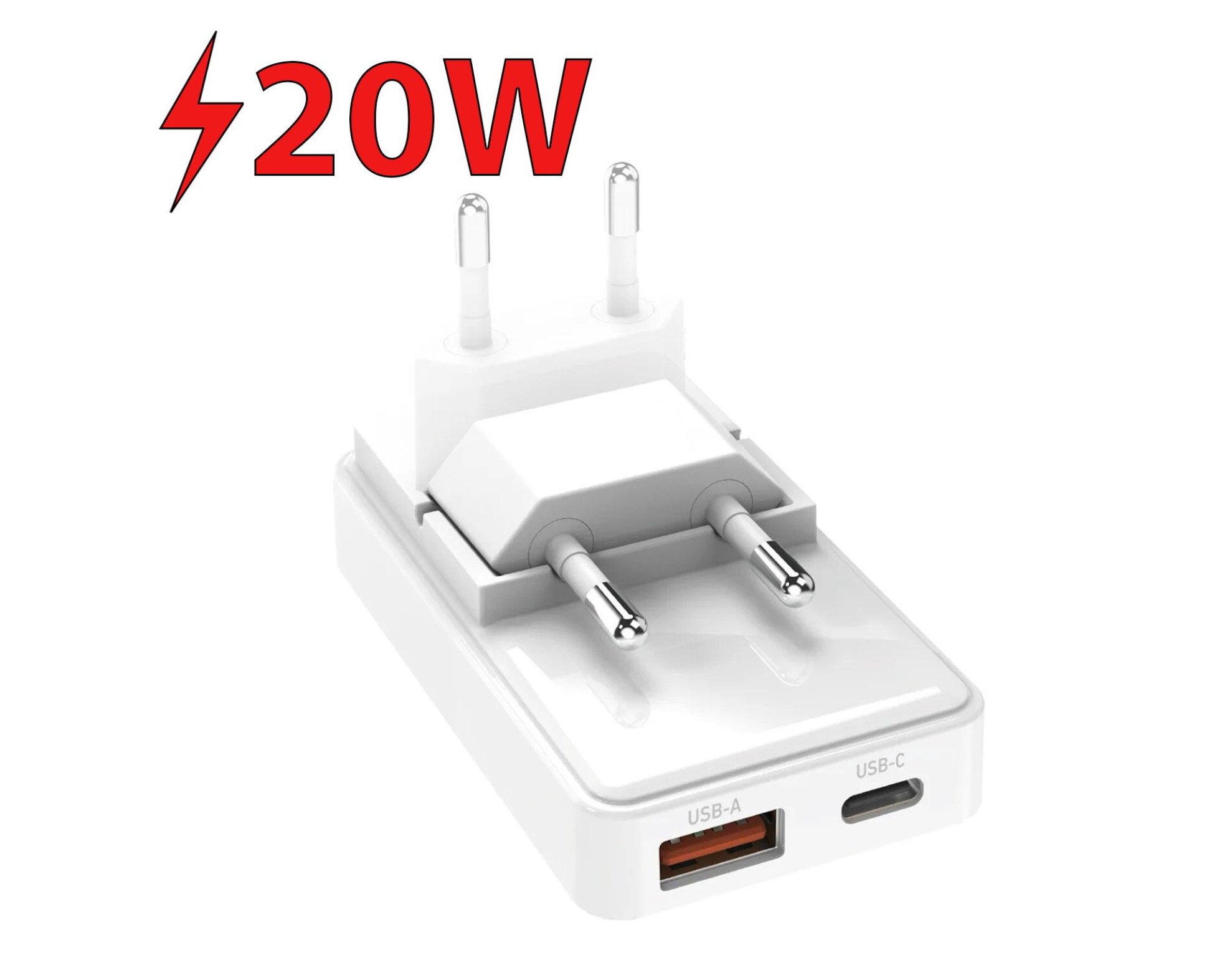 Ładowarka sieciowa SBS Flexi 20W Biały