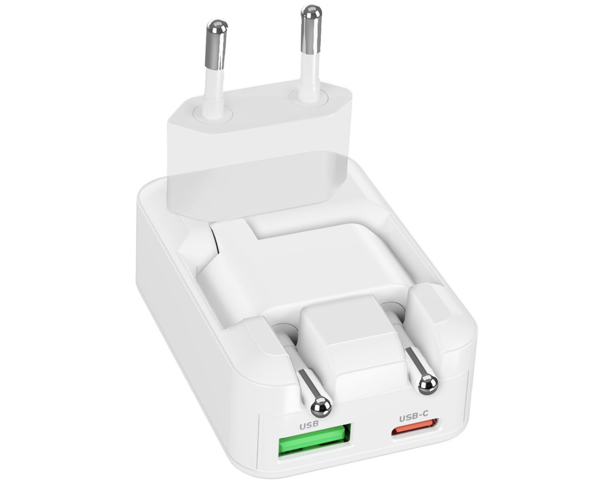 Ładowarka sieciowa SBS Flexi 30W Biały