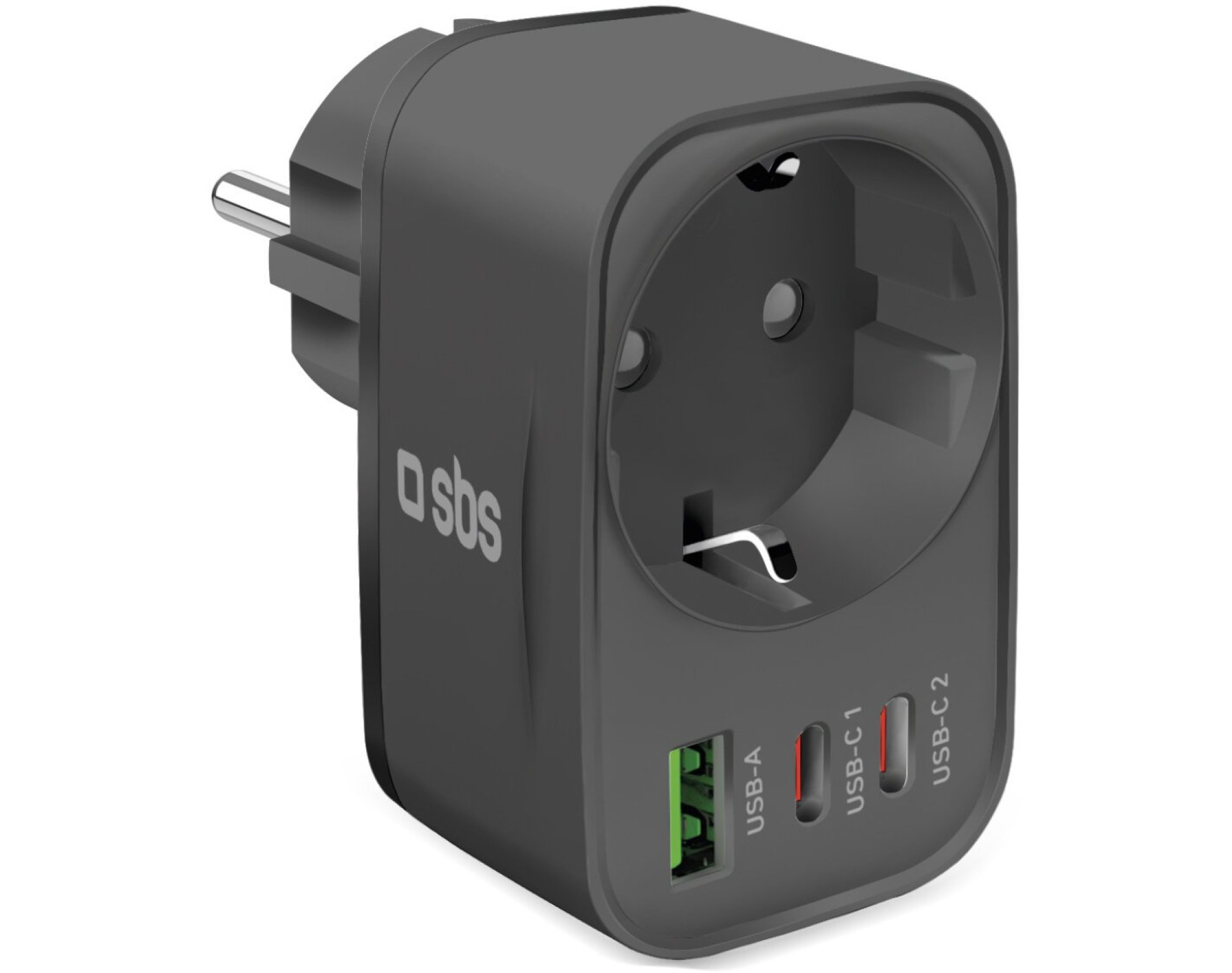 Ładowarka sieciowa SBS Multi-Socket Charger 30W Czarny