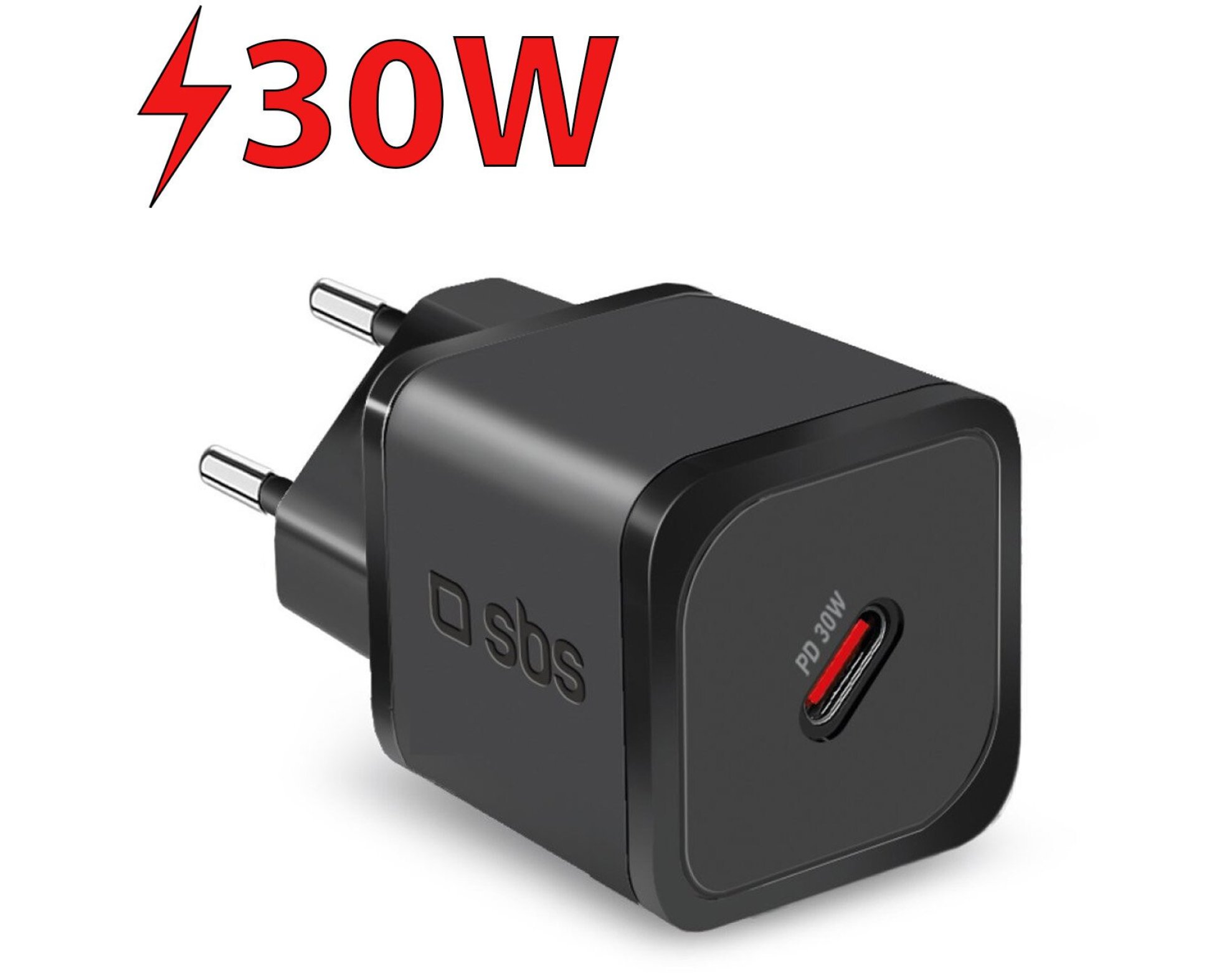 Ładowarka sieciowa SBS NanoTube Charger 30W Czarny
