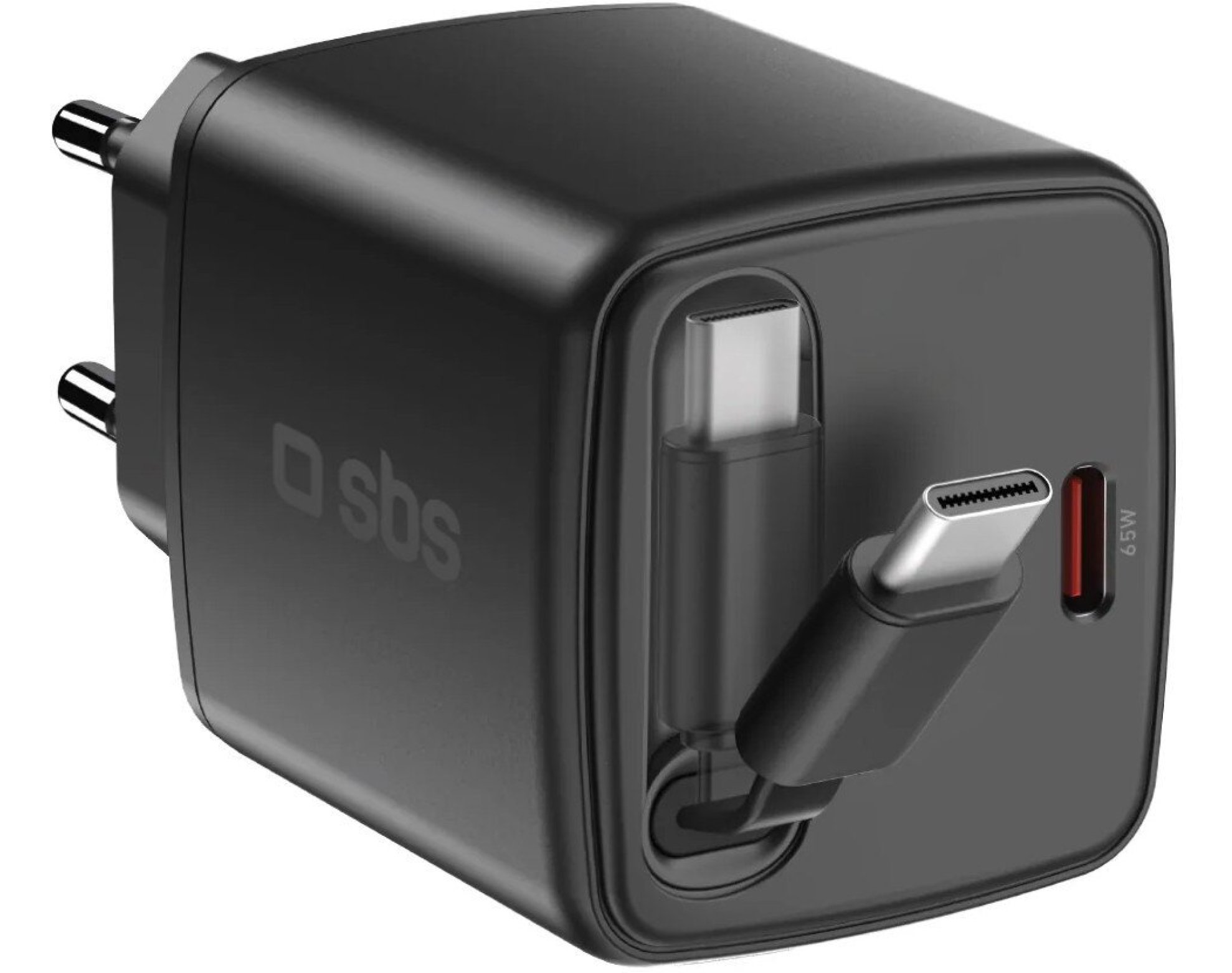 Ładowarka sieciowa SBS TETRRET65WK GaN 65W Czarny