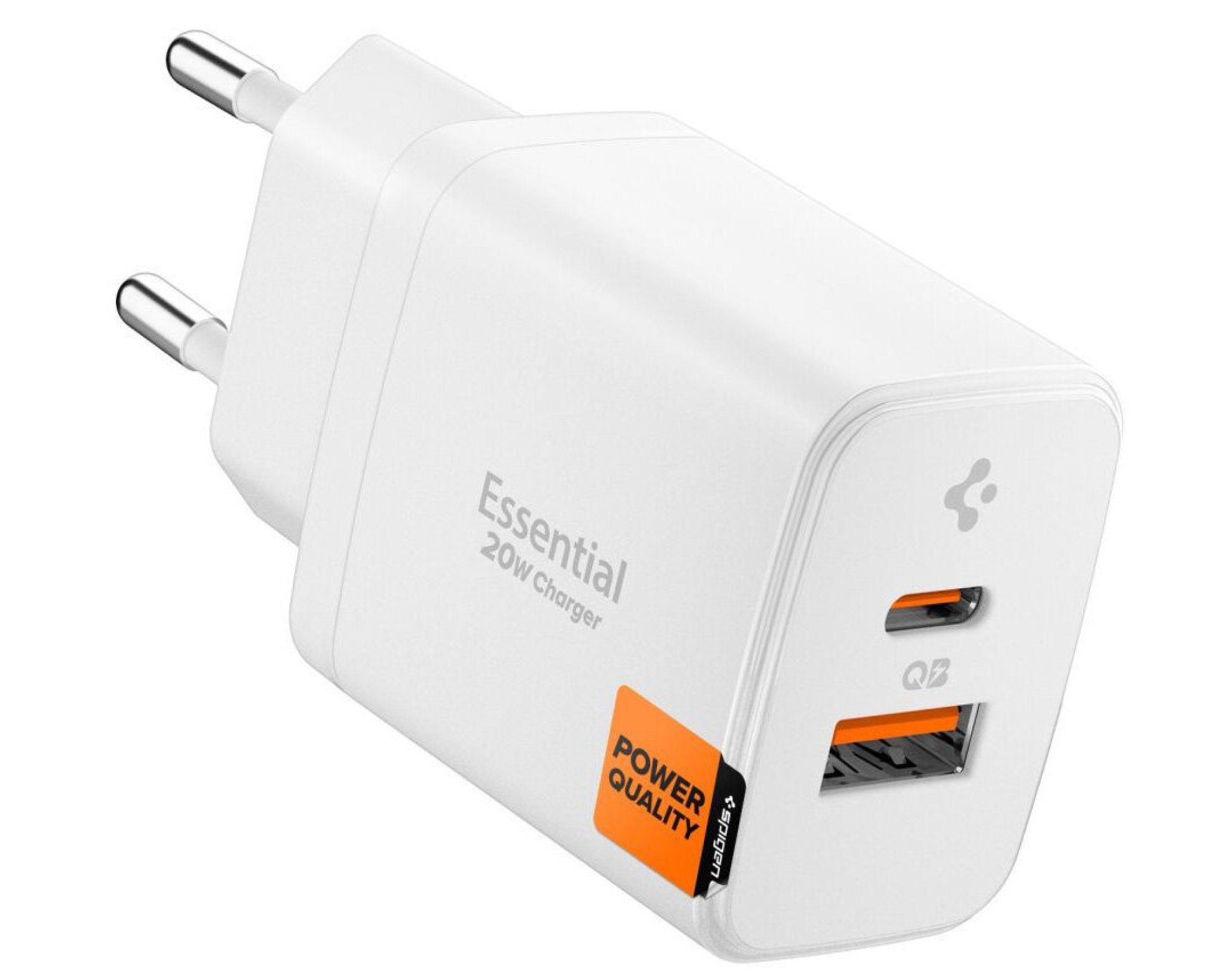 Ładowarka sieciowa SPIGEN Essential EE202EU 20W Biały