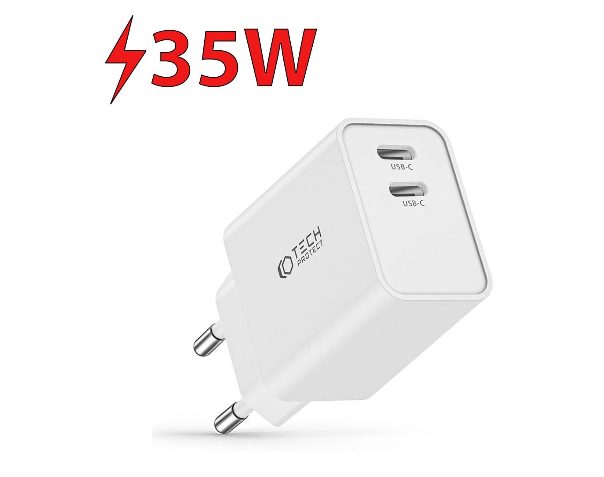 Ładowarka sieciowa TECH-PROTECT C35W PD 35W Biały