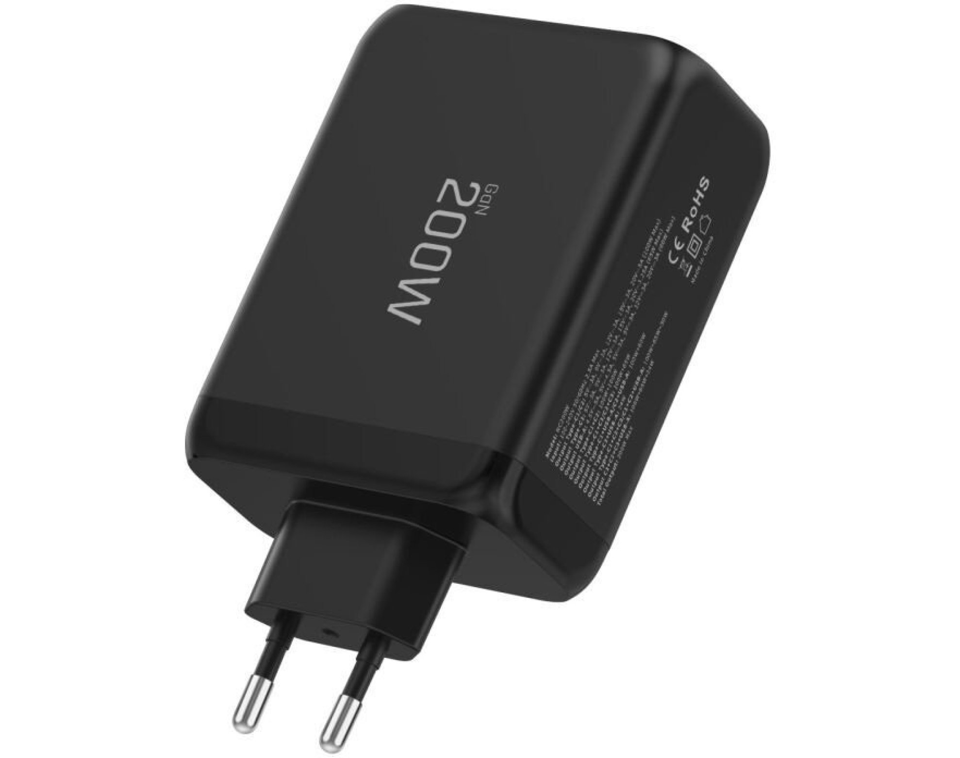 Ładowarka sieciowa TECH-PROTECT NC200W-GAN 200W Czarny