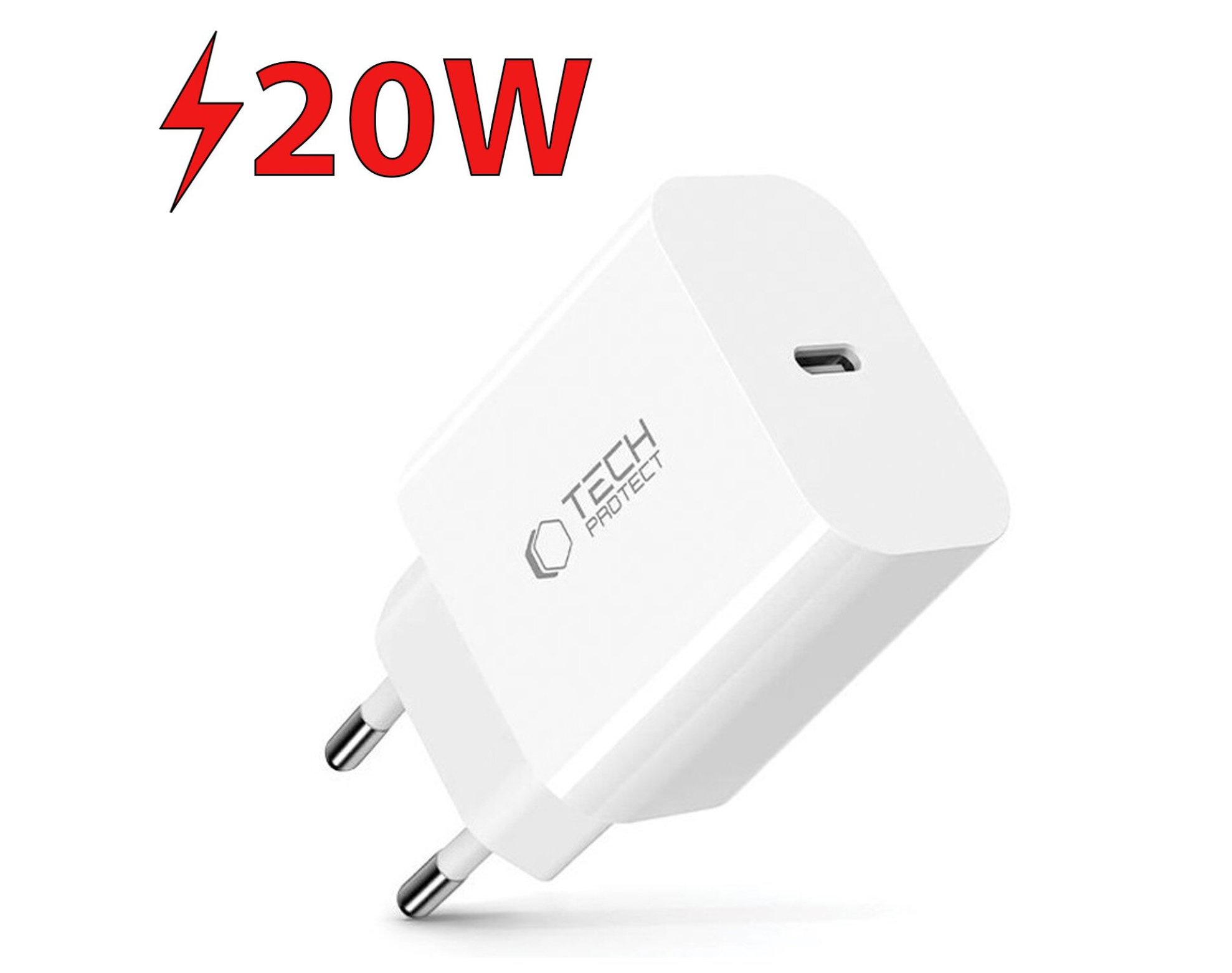 Ładowarka sieciowa TECH-PROTECT NC20W 20W Biały