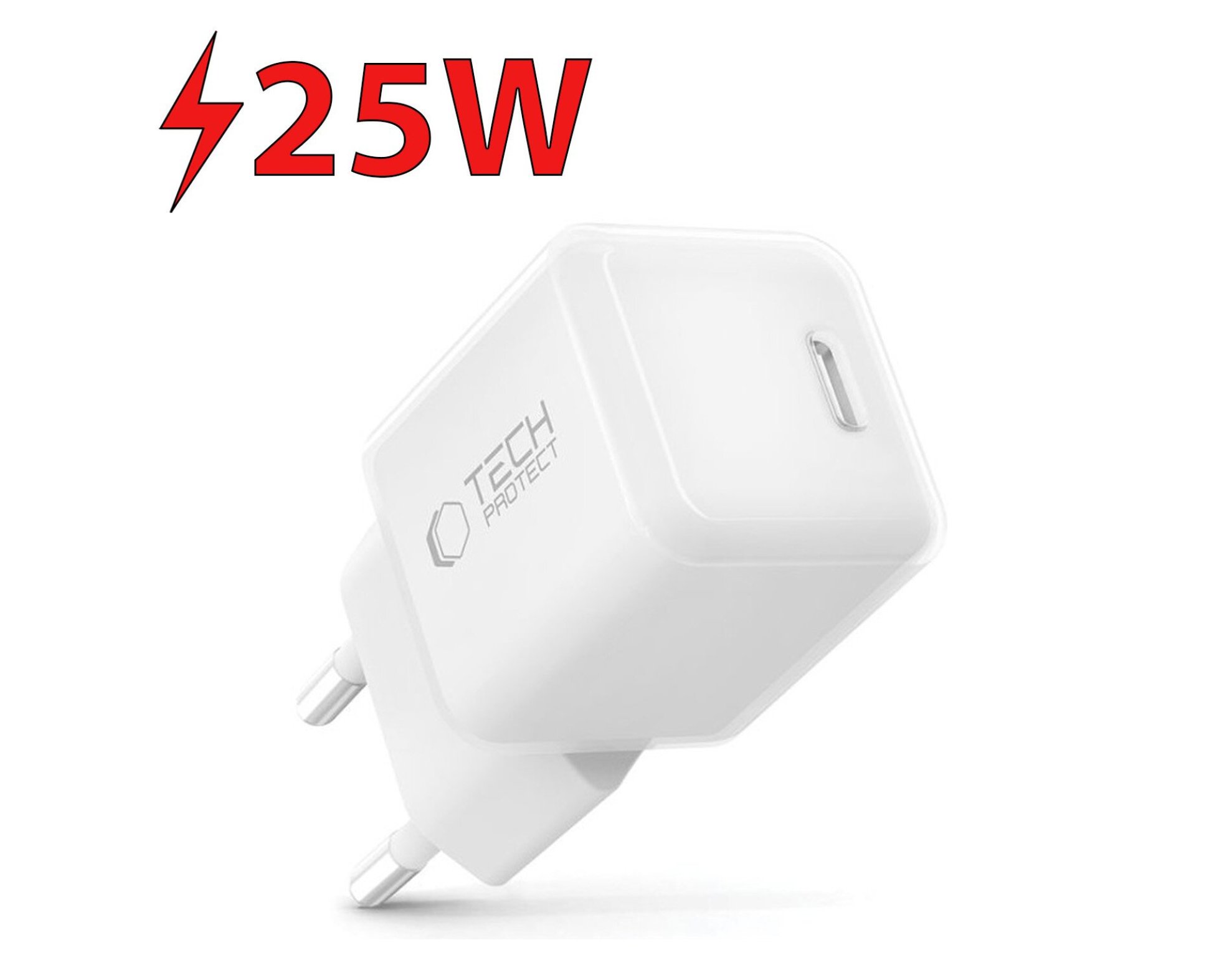 Ładowarka sieciowa TECH-PROTECT NCM25 PD 25W Biały
