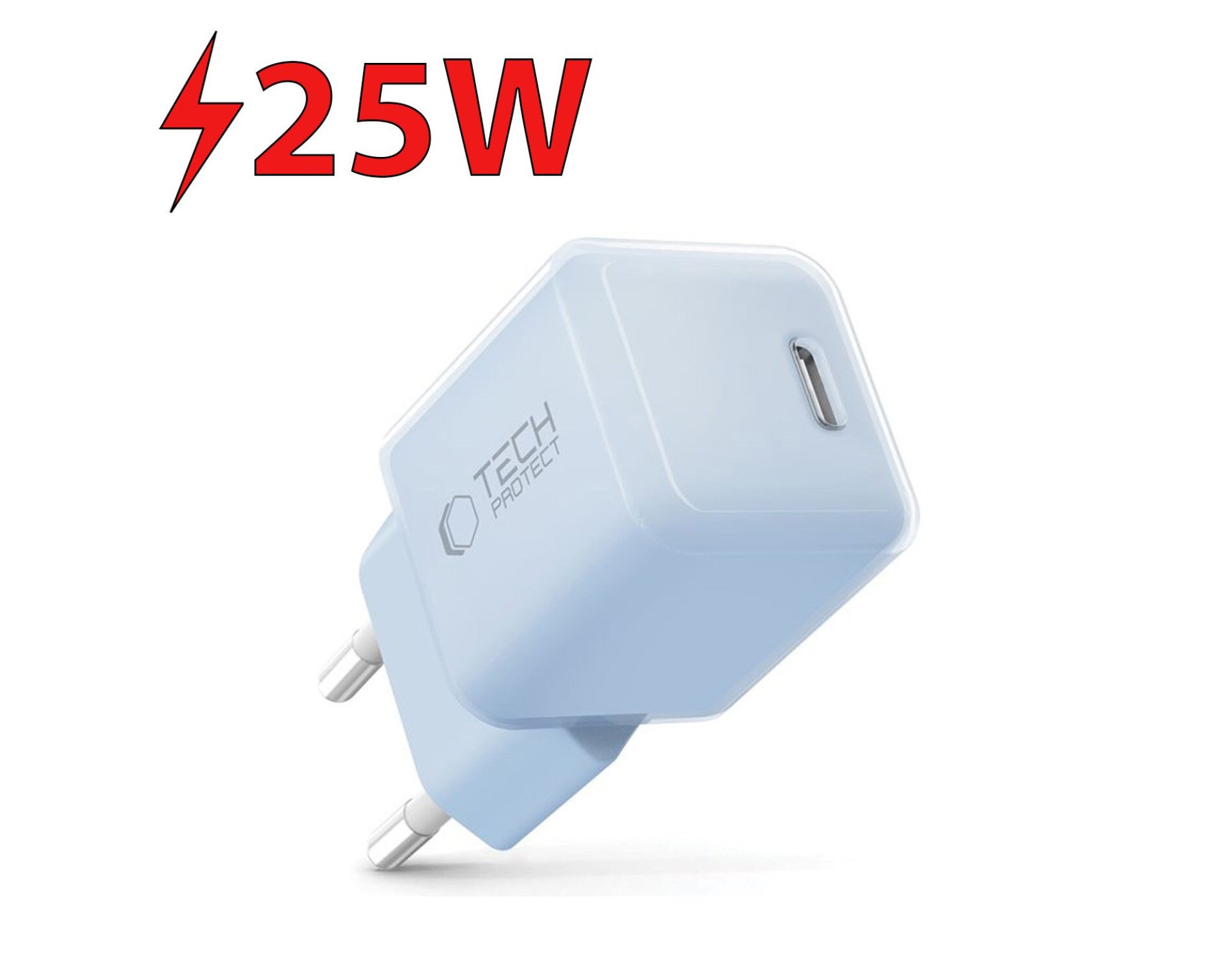 Ładowarka sieciowa TECH-PROTECT NCM25 PD 25W Jasnoniebieski