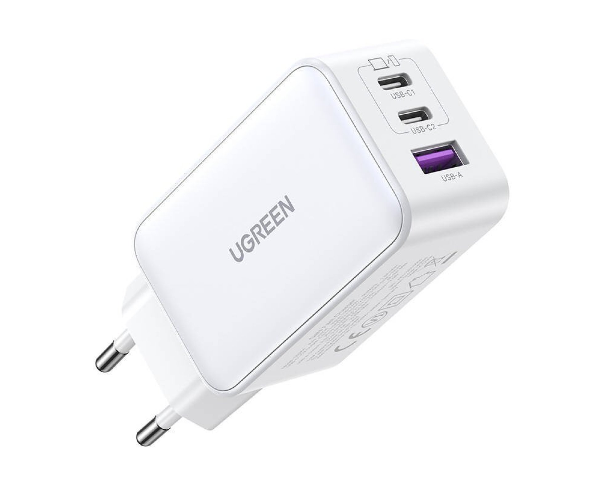 Ładowarka sieciowa UGREEN Nexode 15339 65W Biały