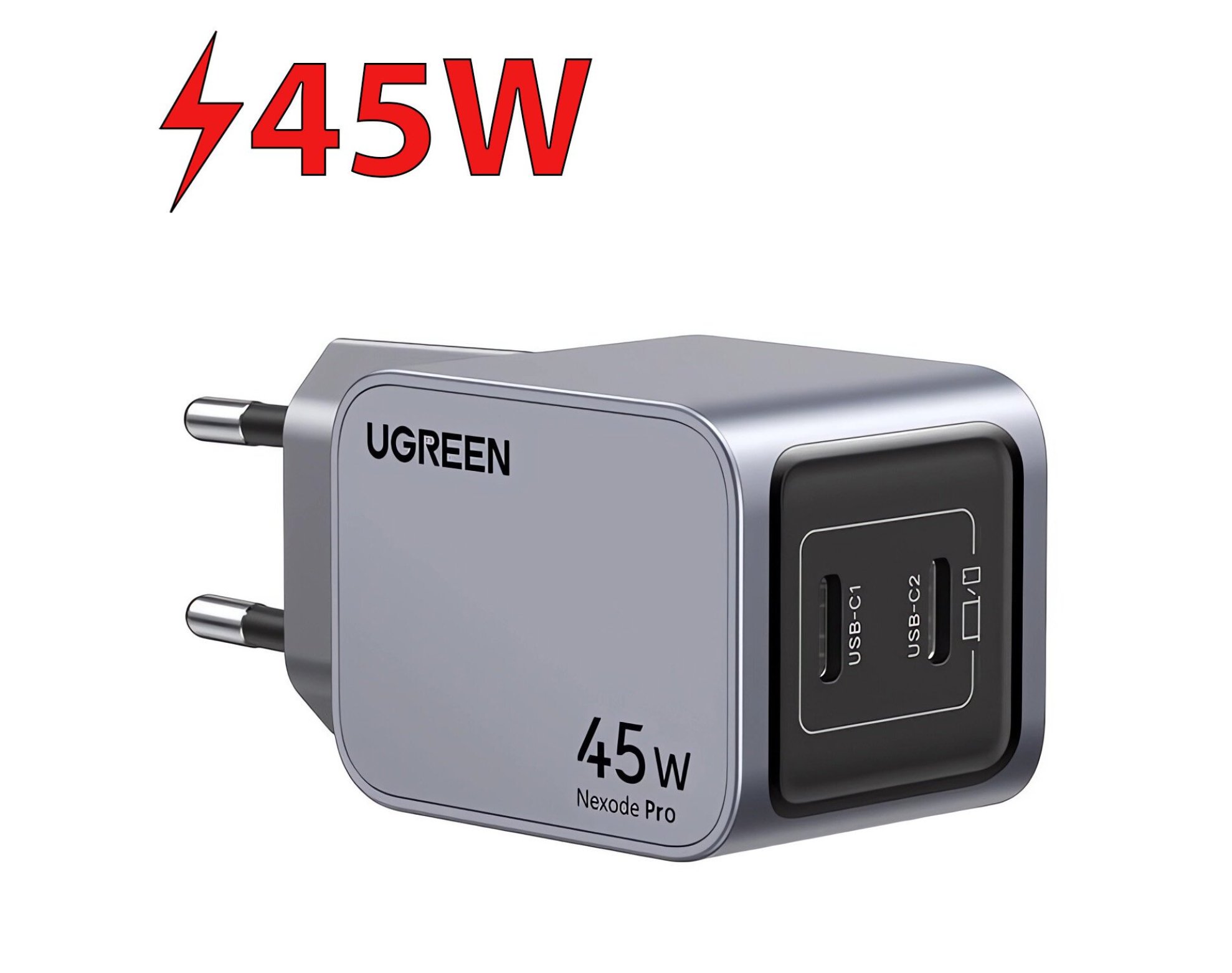 Ładowarka sieciowa UGREEN Nexode Pro 45W Szary