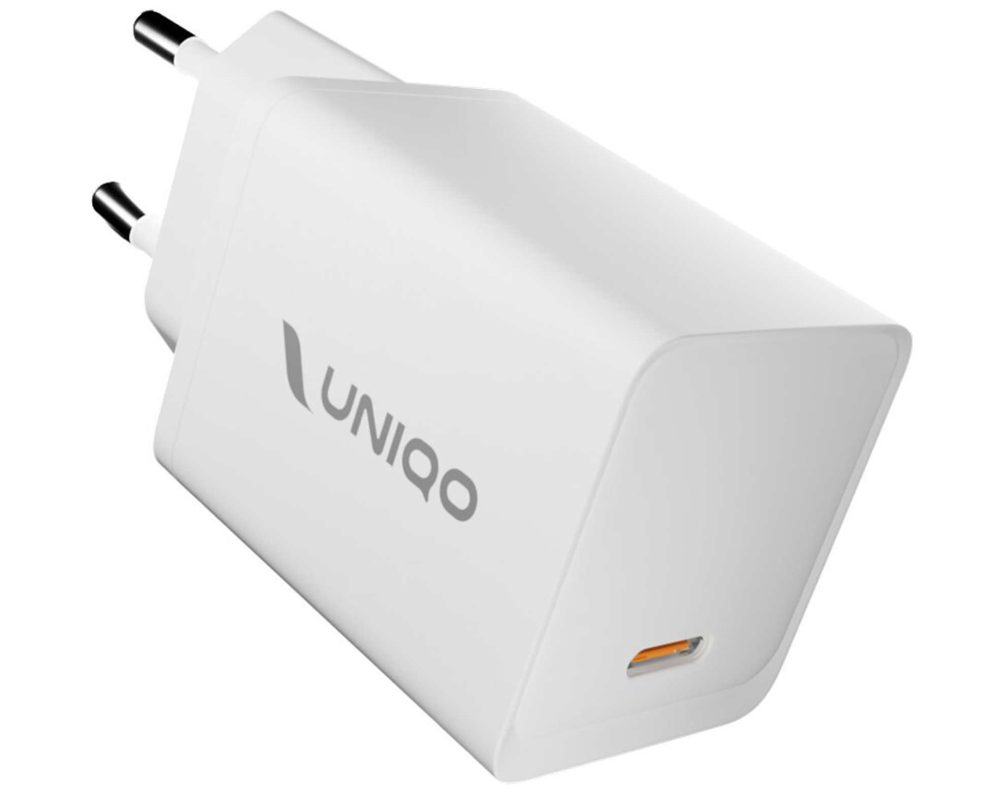 Ładowarka sieciowa UNIQO UQTRGANPD45 GaN 45W Biały