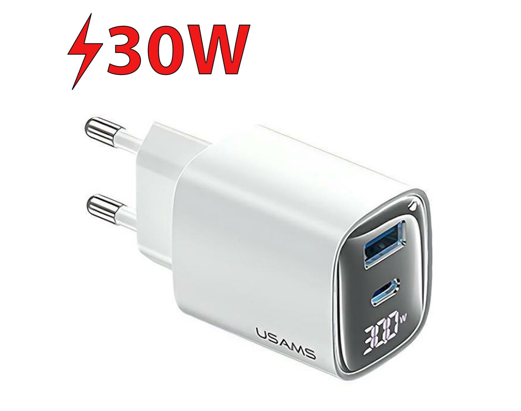 Ładowarka sieciowa USAMS CC229 30W Biały