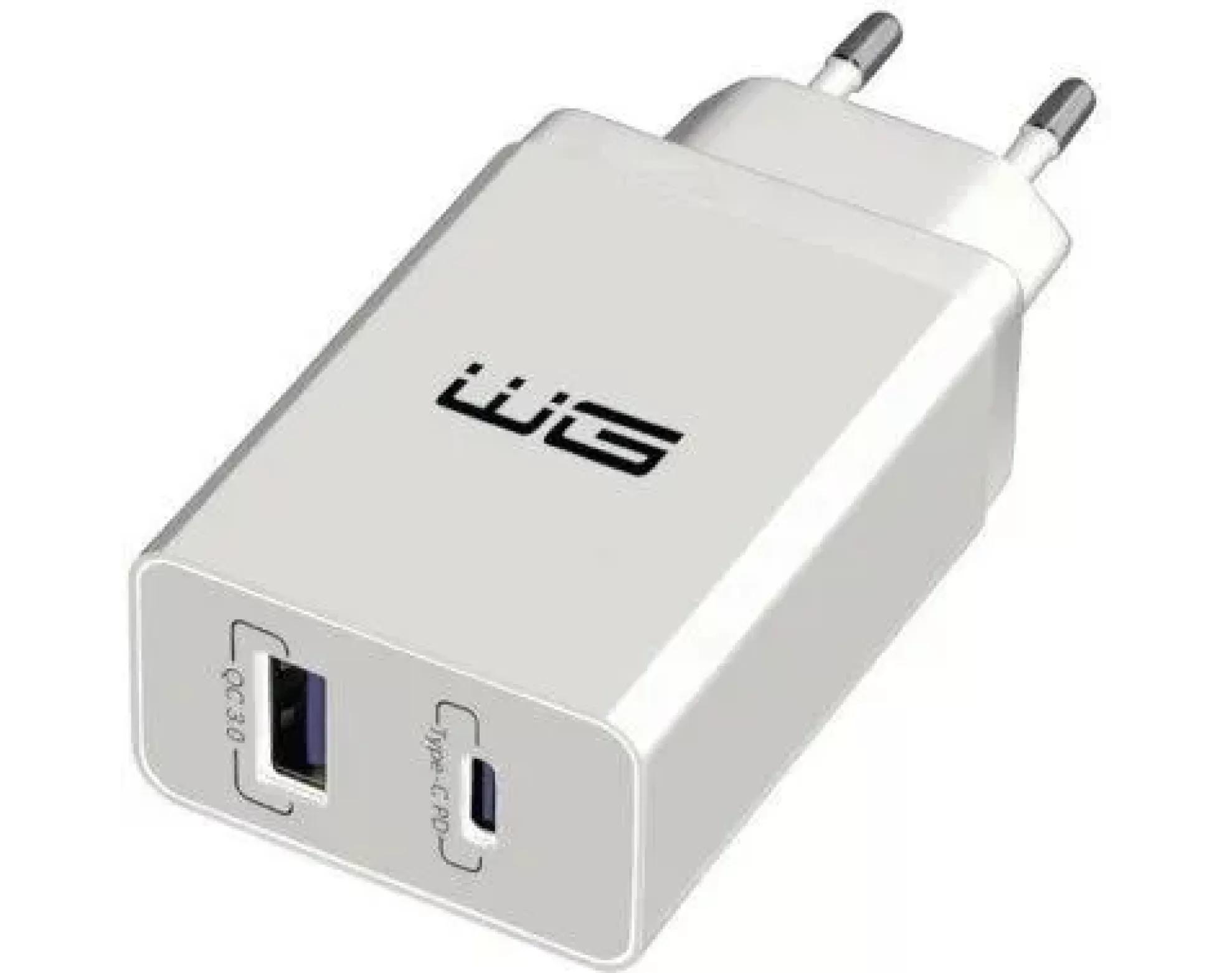 Ładowarka sieciowa WINNER GROUP 8810 38W (20W + 18W) Biały