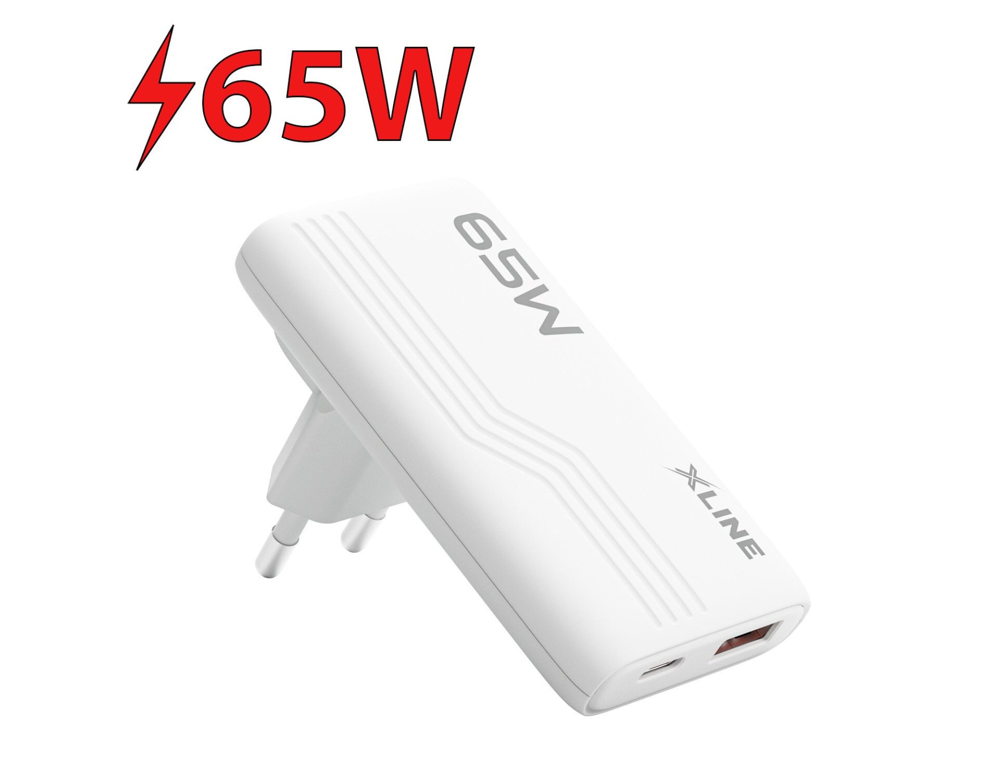 Ładowarka sieciowa XLINE WCF650W 65W GAN Biały