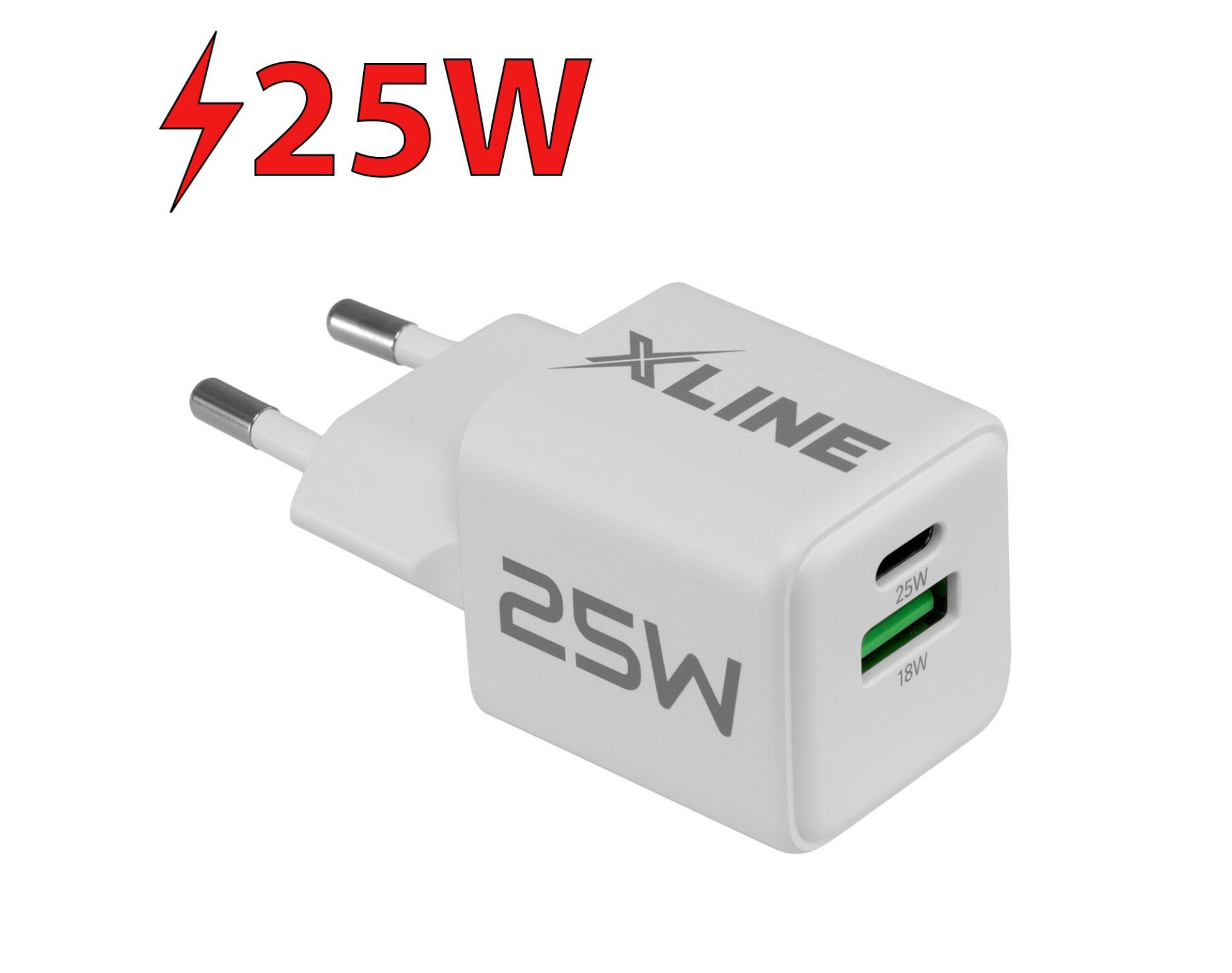 Ładowarka sieciowa XLINE WCG252W 25W Biały