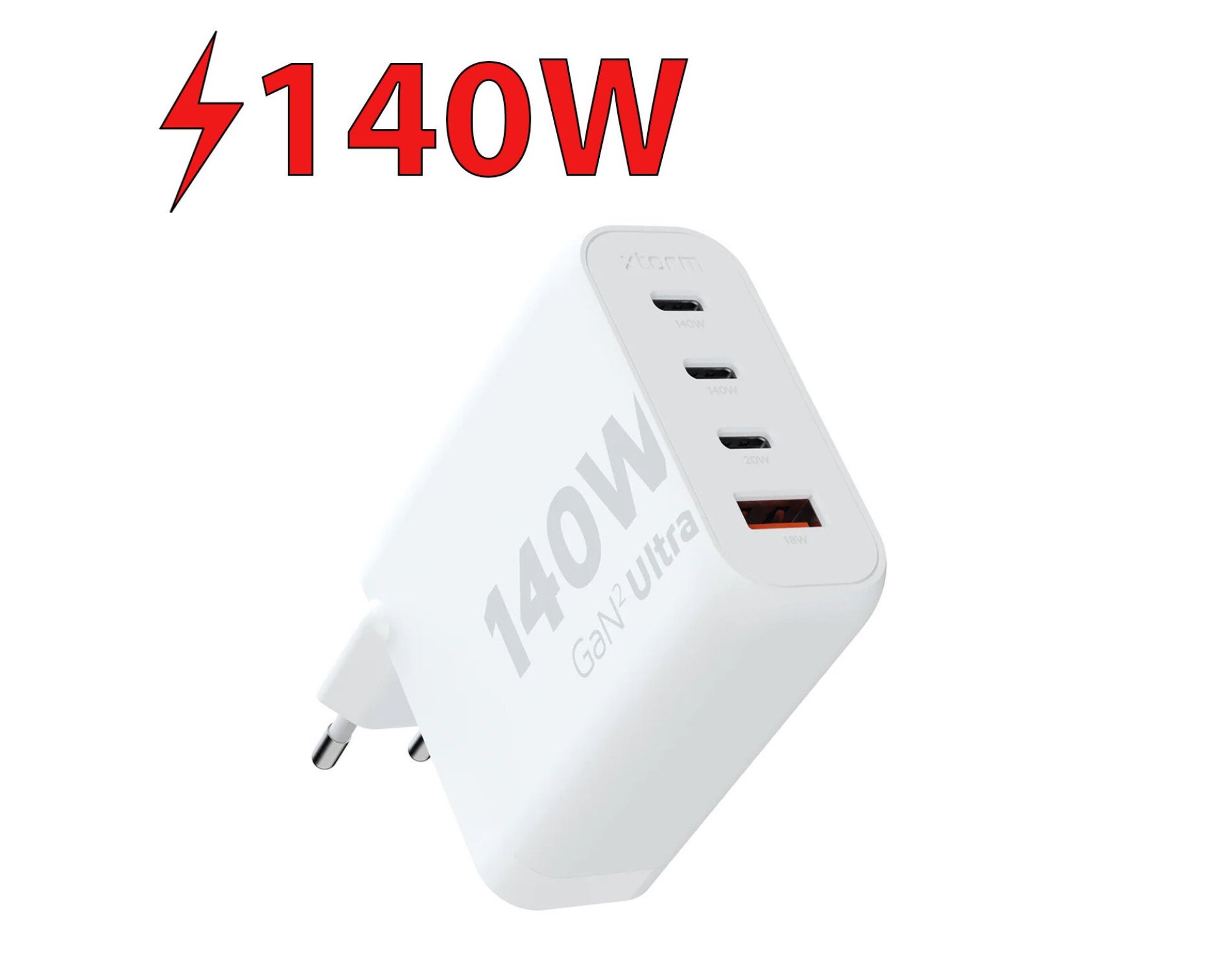 Ładowarka sieciowa XTORM GaN2 Ultra 140W Biały