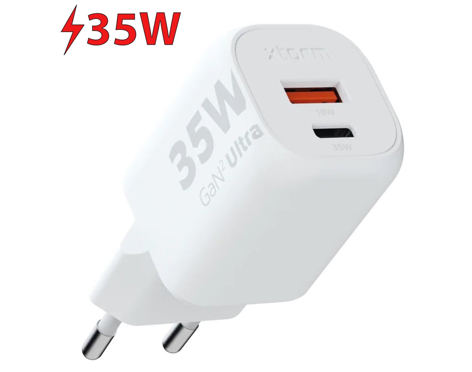 Ładowarka sieciowa XTORM GaN2 Ultra 35W Biały