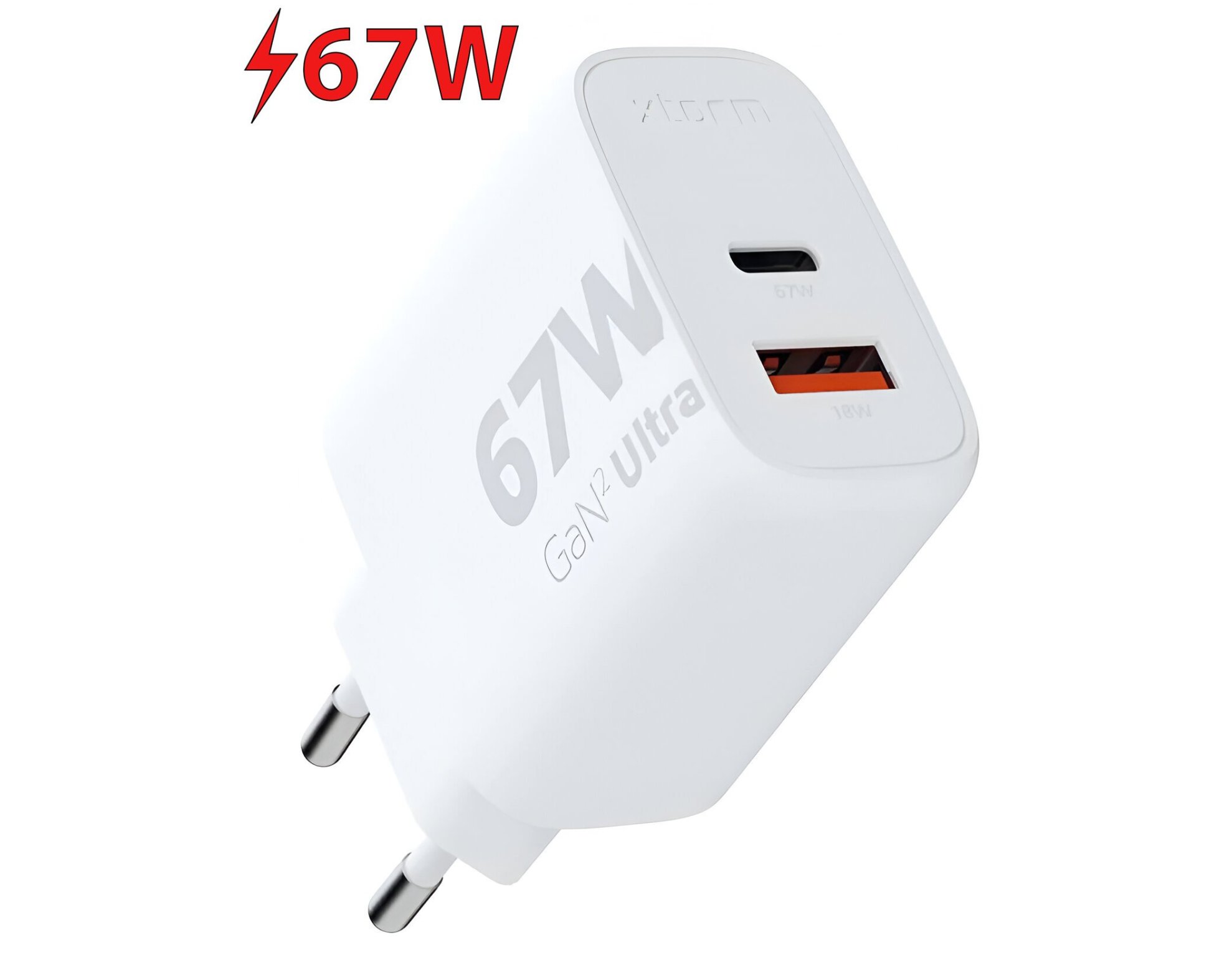 Ładowarka sieciowa XTORM GaN2 Ultra 67W Biały