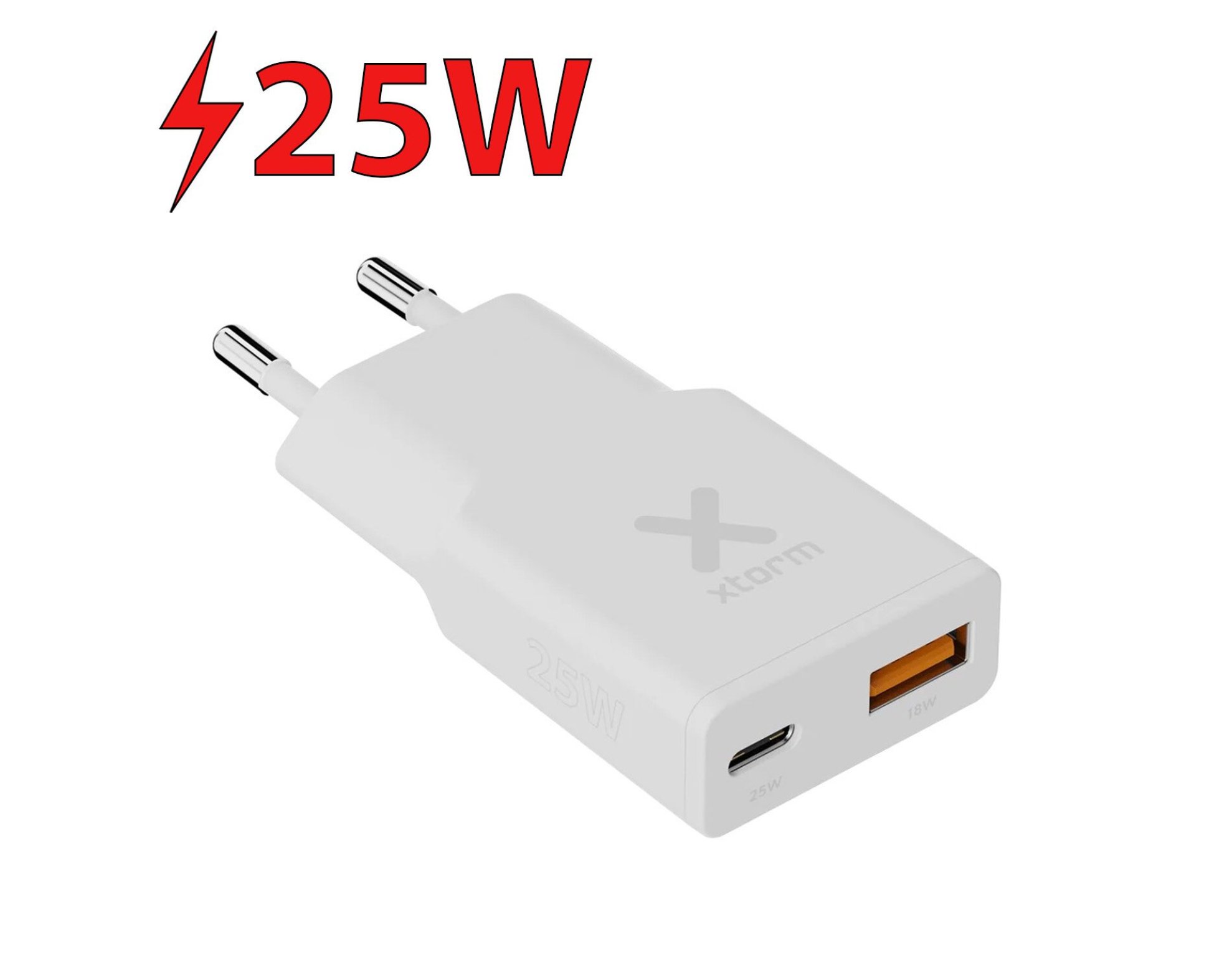 Ładowarka sieciowa XTORM Go2 SlimLine 25W Biały