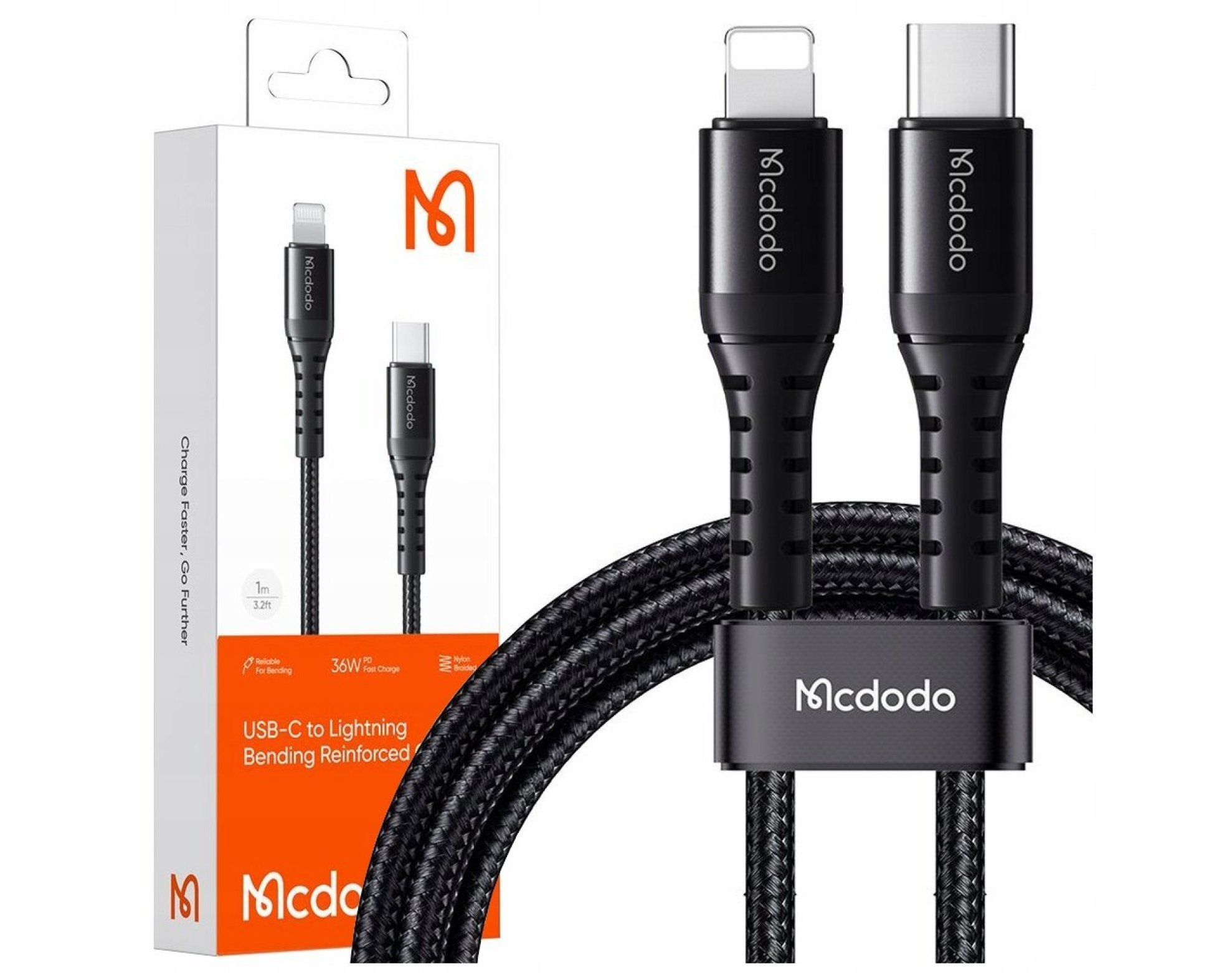 Mcdodo Ładowarka Kabel USB-C Lightning Szybkie Ładowanie Do iPhone 13 14 3M