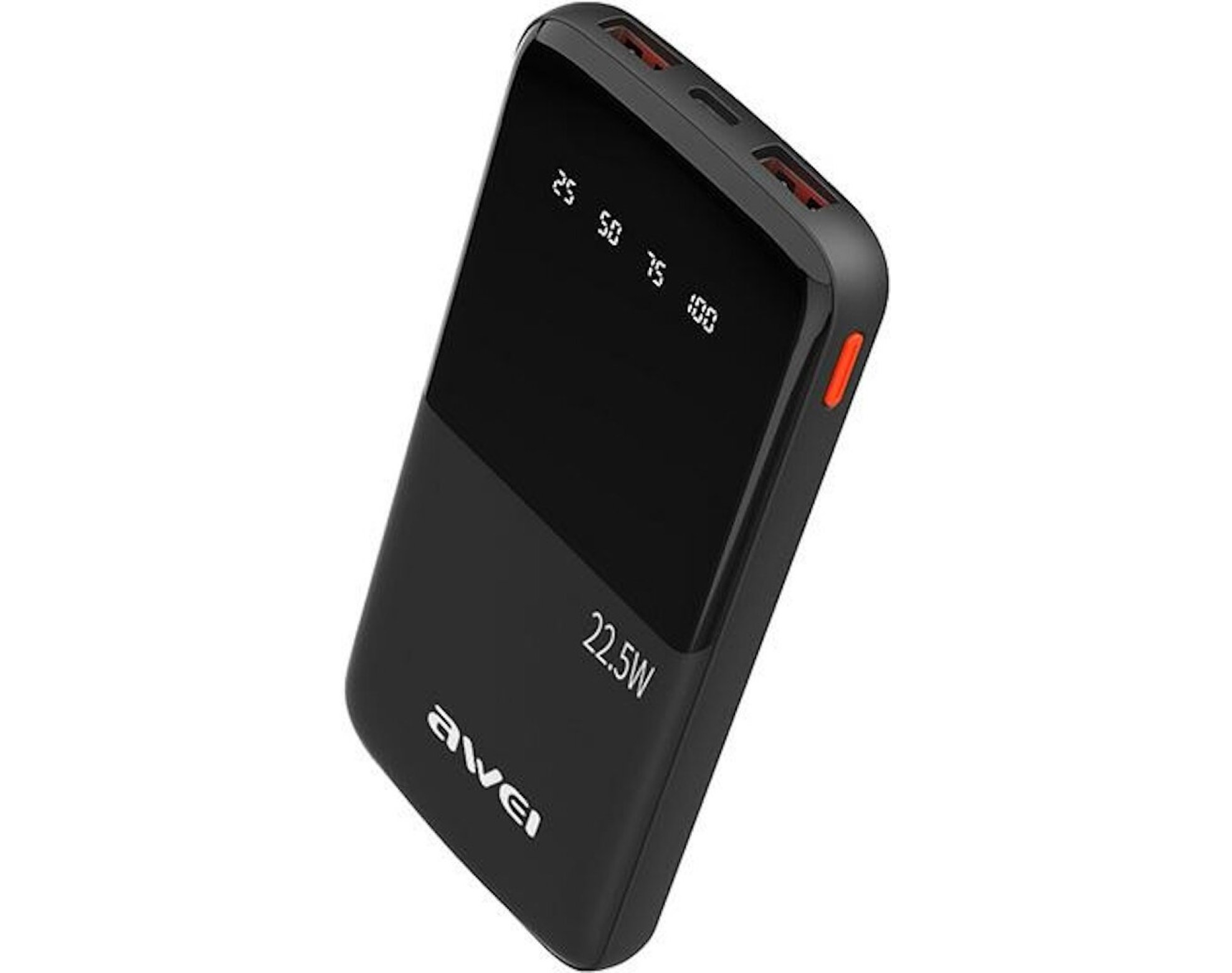 Powerbank AWEI P10K 10000mAh 22.5 W Czarny
