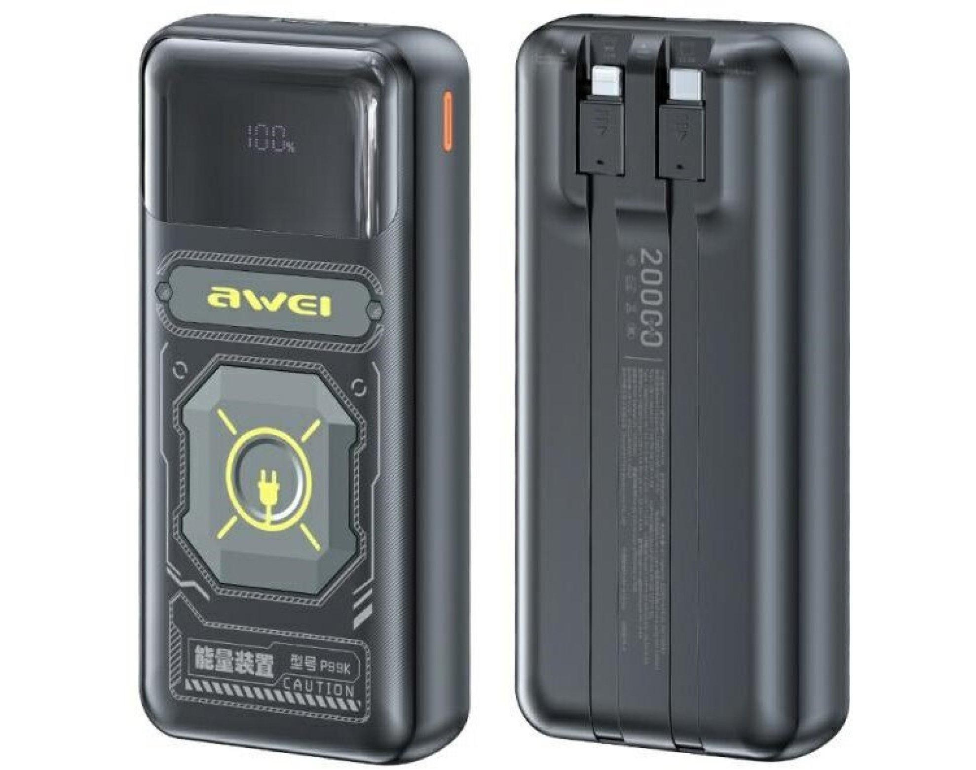 Powerbank AWEI P99K 20000 mAh 22.5W Czarny