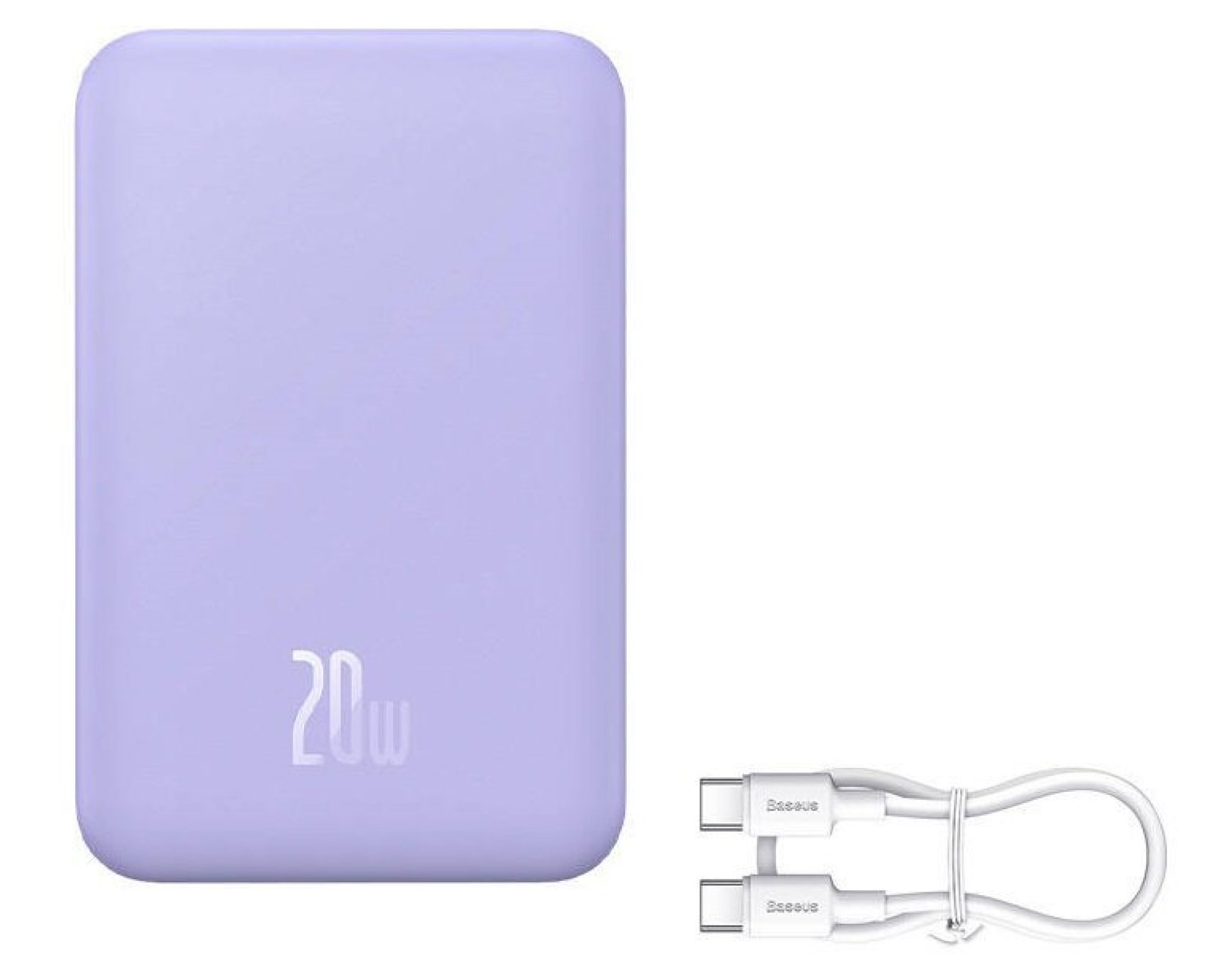 Powerbank BASEUS Magnetic Mini 20000mAh 20W Fioletowy
