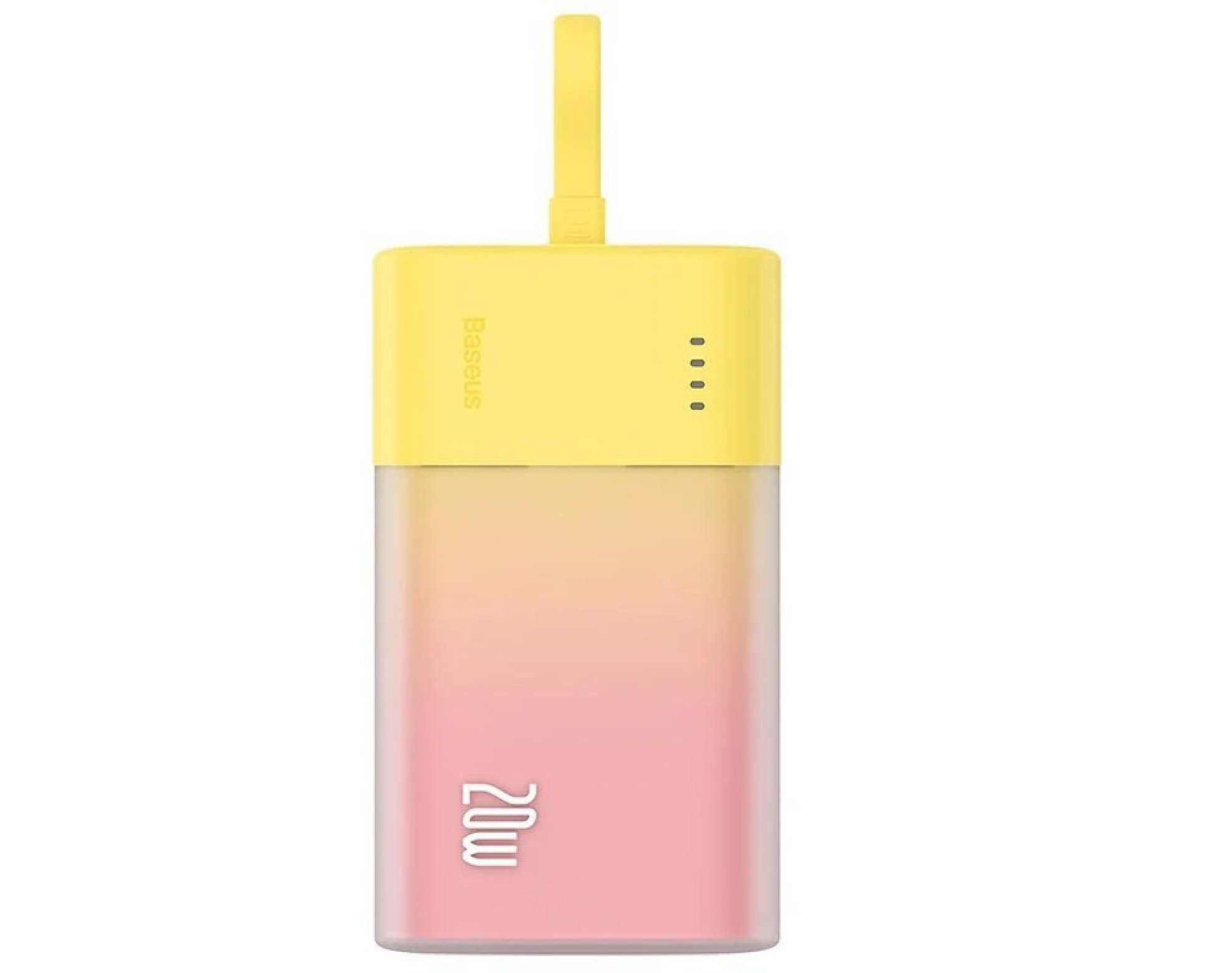Powerbank BASEUS Popsicle 5200 mAh 20W Żółto-różowy