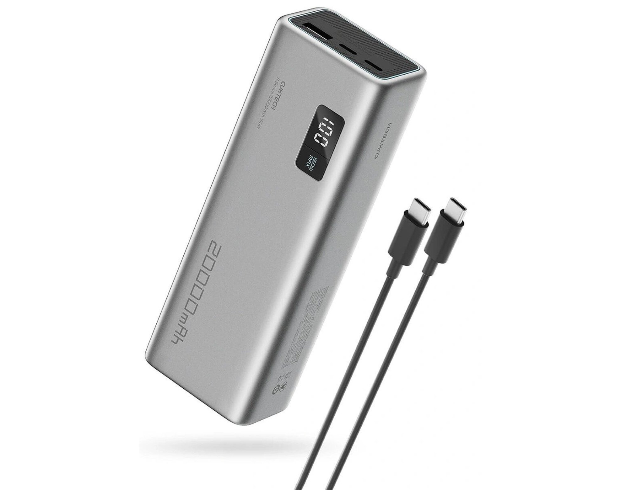 Powerbank CUKTECH 20000 mAh 150W Szary
