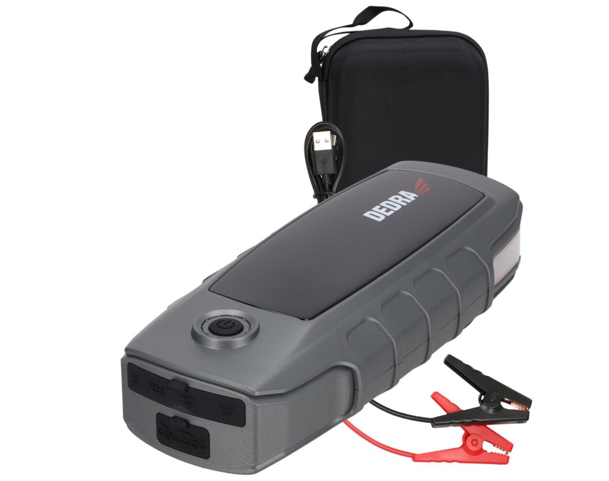 Powerbank DEDRA DEPP1600 Jump Starter 16000 mAh Szary