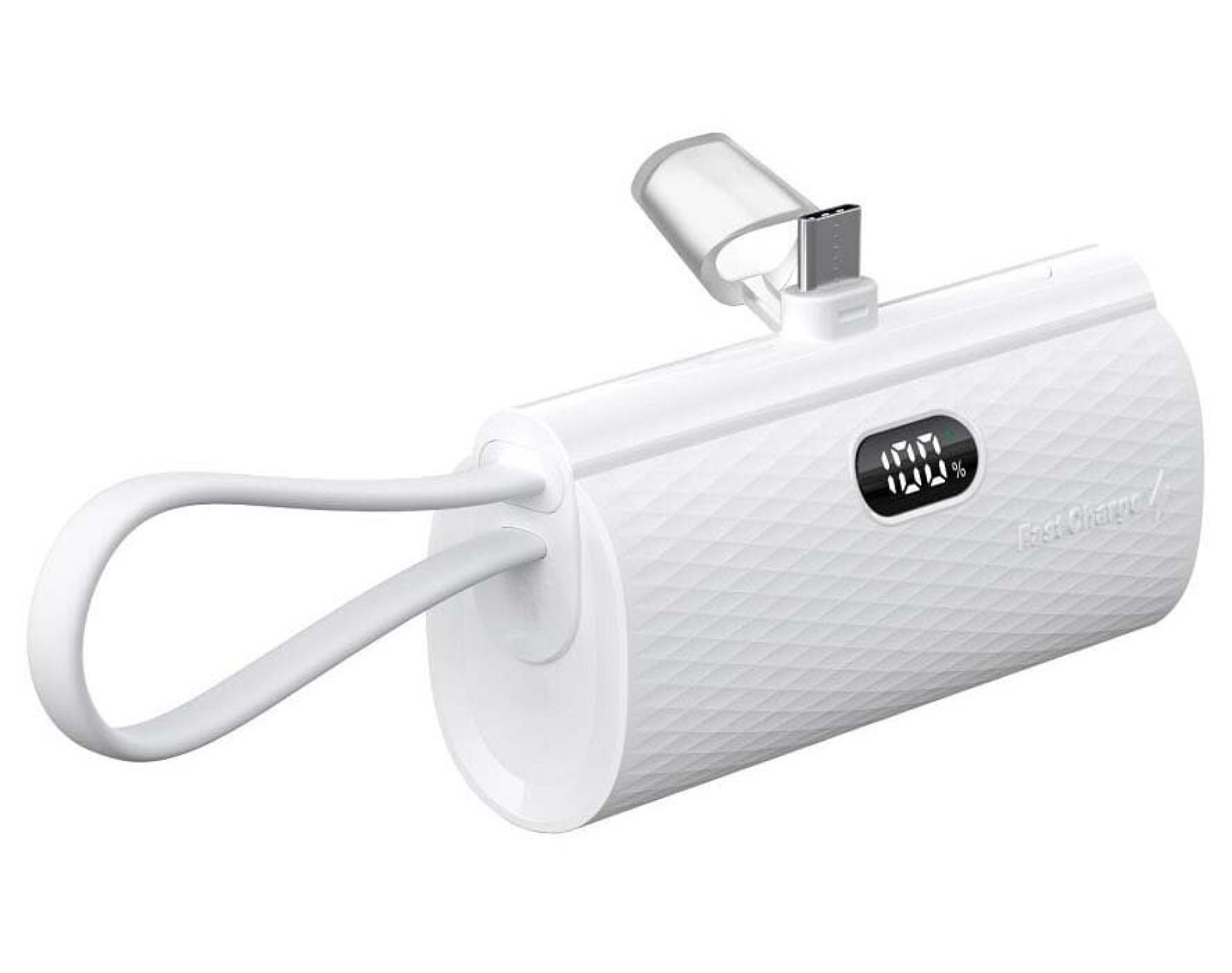 Powerbank FORCELL F-Energy Power Plug F5K3 USB-C 5000mAh 20W Biały