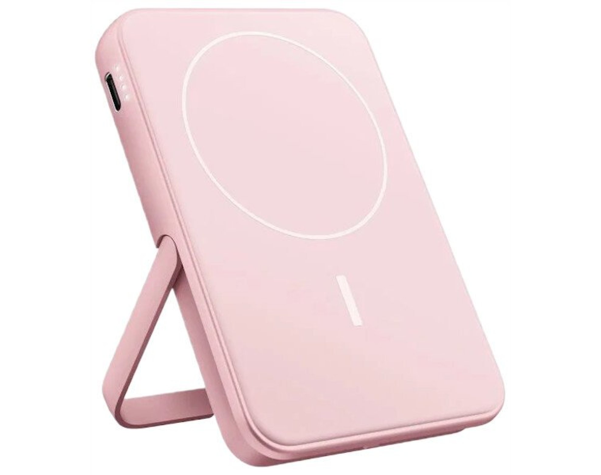 Powerbank FRESH N REBEL Magnet Wireless 5000 mAh 20W Różowy