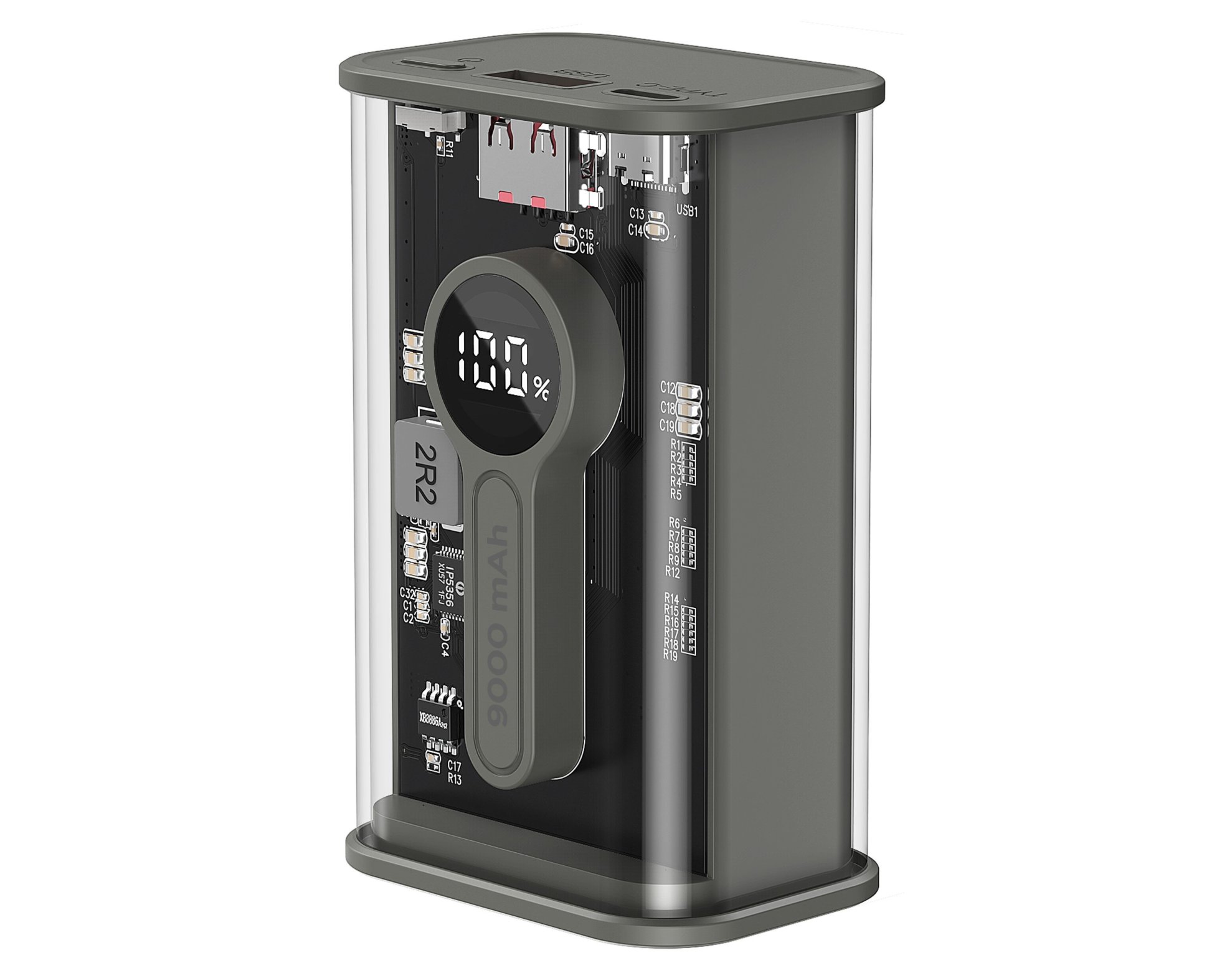 Powerbank GEMBIRD PB09-TQC3-01 9000mAh 20W Czarny