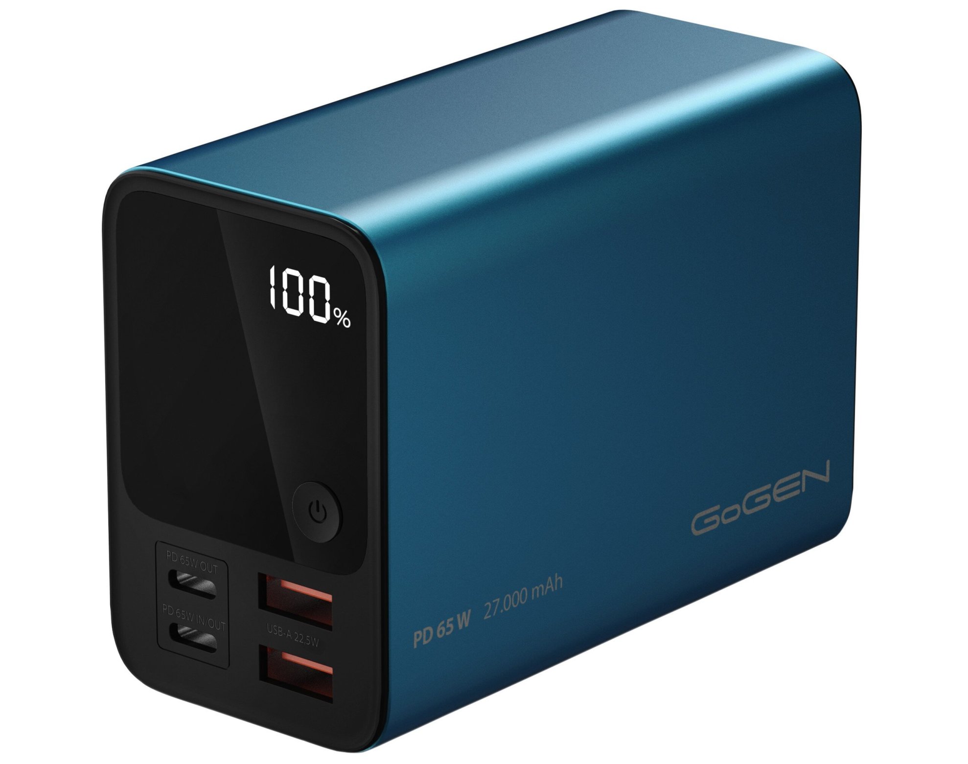 Powerbank GOGEN PB270001BL 27000 mAh 65W Niebieski